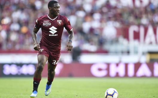 L’esterno nigeriano del Torino “Ola” Aina, 22 anni. LaPresse