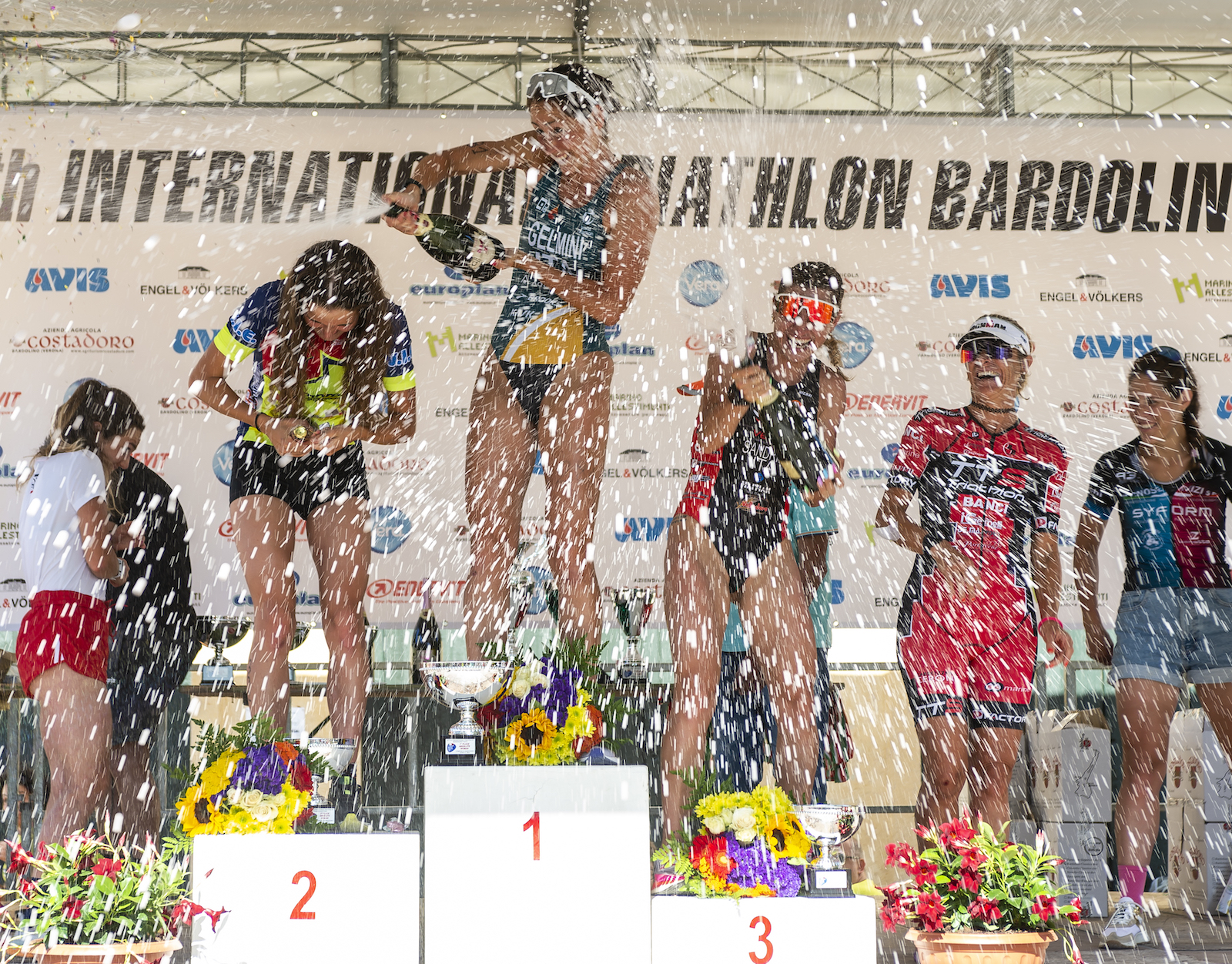 Triathlon Bardolino 2022 podio della 37a edizione
