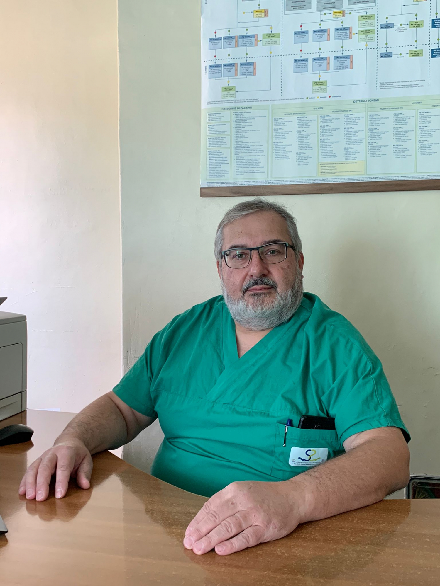 Il dottor Francesco Moro, chirurgo dell'ospedale Le Molinette di Torino