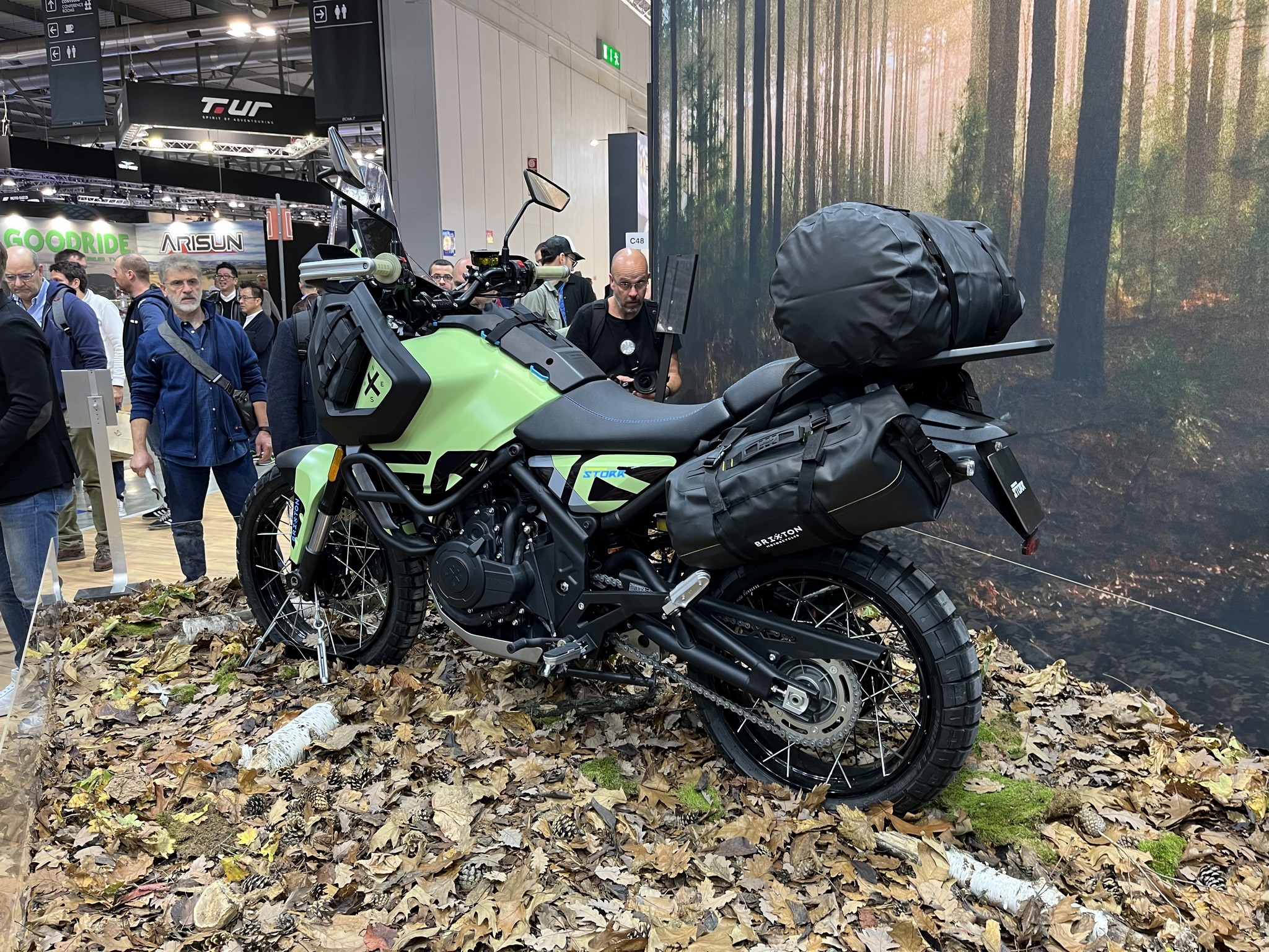 Brixton Storr foto e caratteristiche del prototipo adventure da 48 Cv