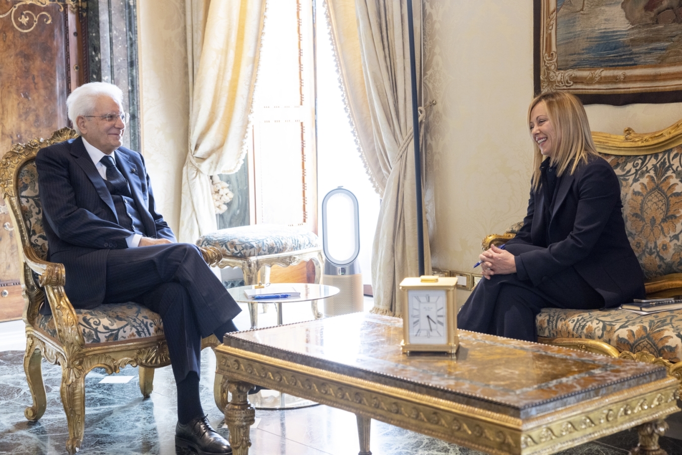 Il primo incontro del Presidente del Consiglio Giorgia Meloni col presidente della Repubblica Sergio Mattarella - Quirinale.it