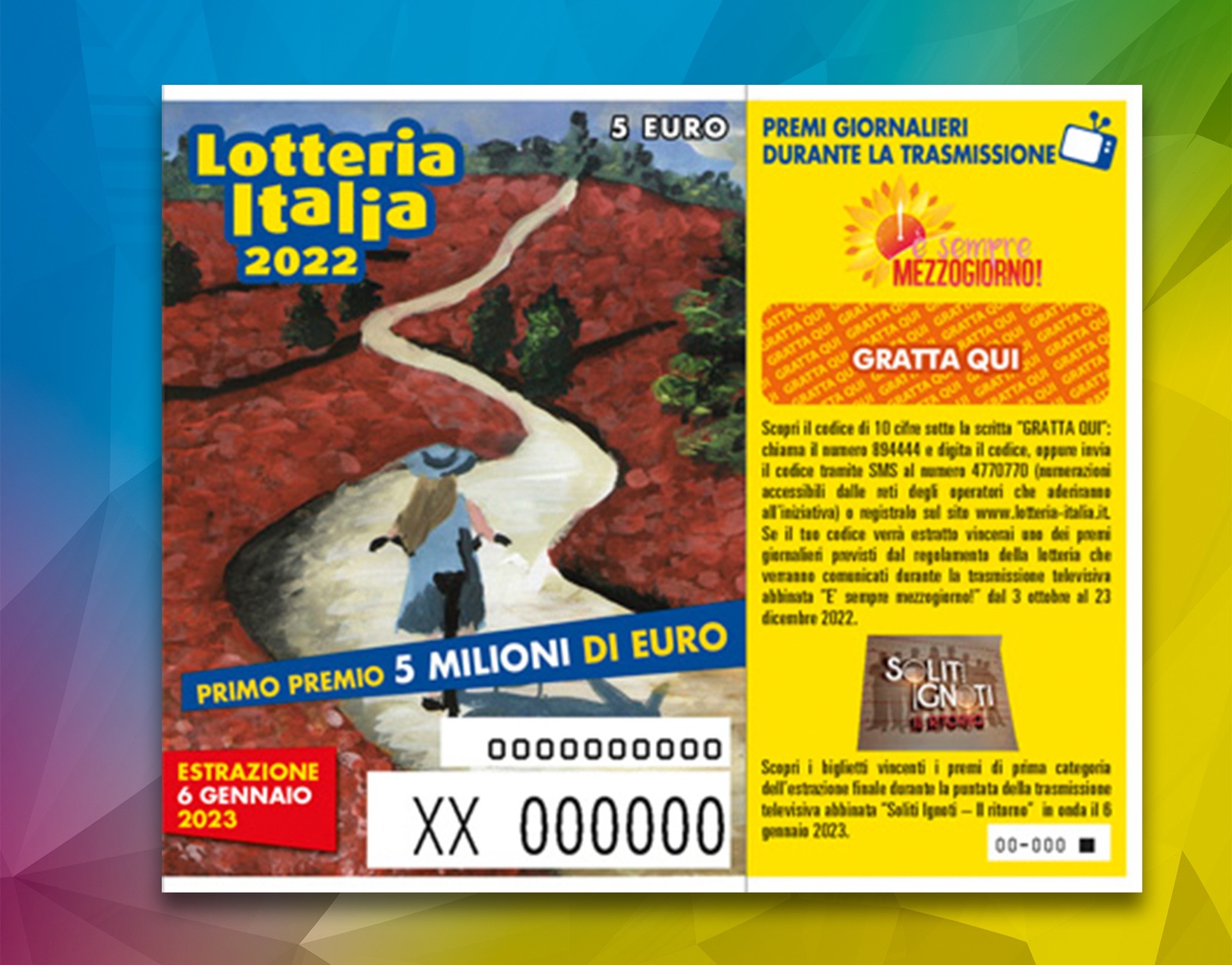 Lotteria Italia 2022: estrazione e premi per i biglietti vincenti