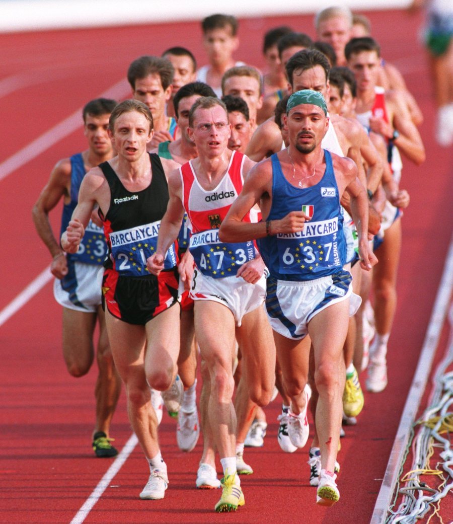 Francesco Panetta agli Europei 1994 nei 10mila metri