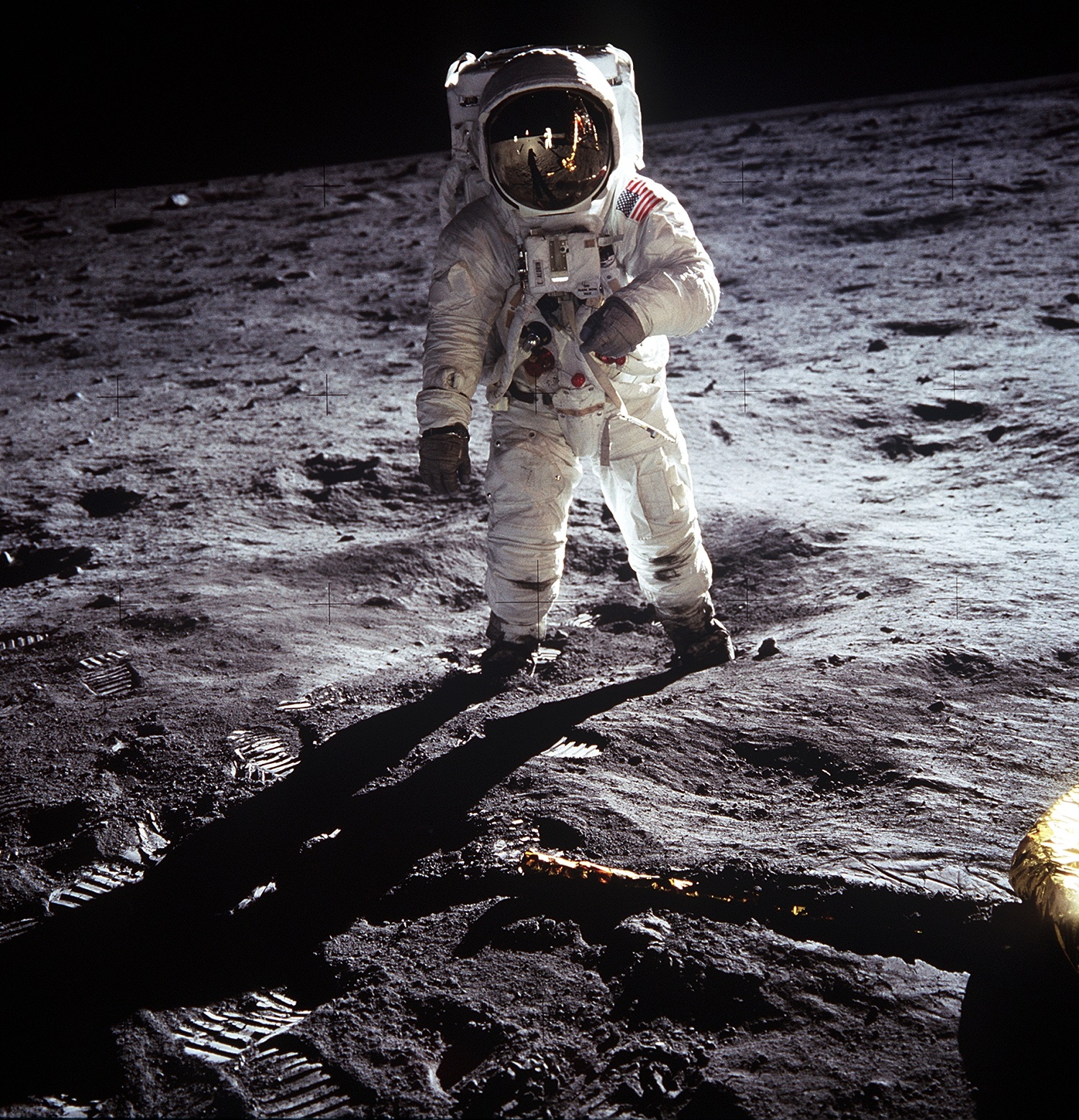 Aldrin sulla Luna (Photo by NASA/Newsmakers)