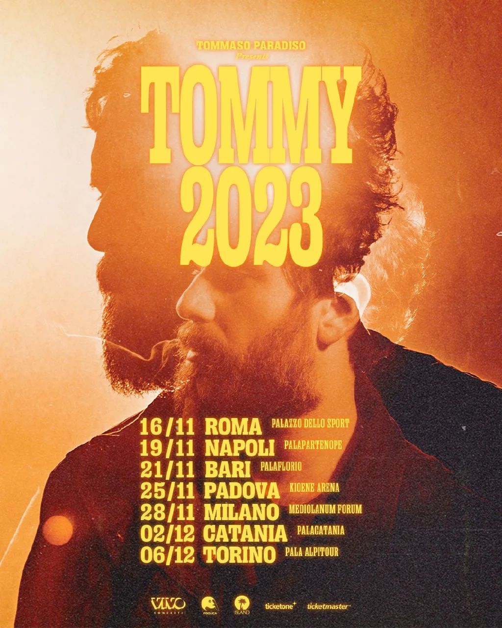 Tommaso Paradiso torna dal vivo con TOMMY 2023