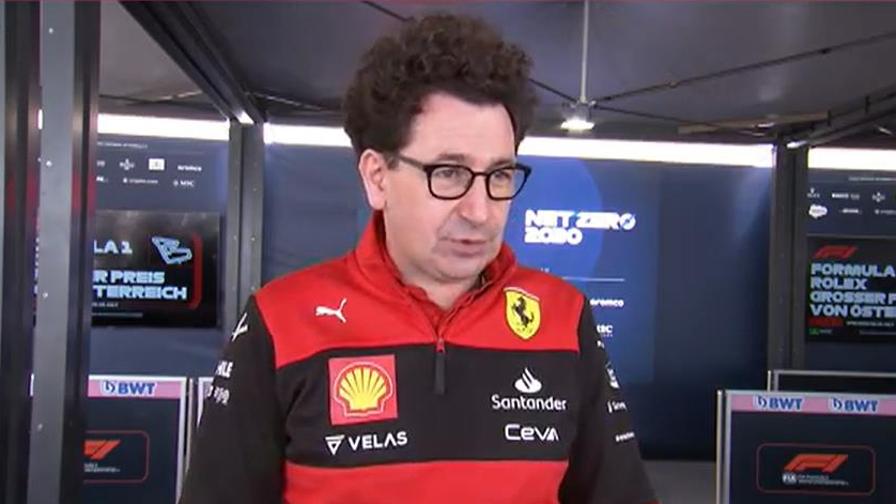 Il team principal della Ferrari, Mattia Binotto, alla vigilia del Gp d'Austria di F1, torna sulla gara di Silverstone e sul rapporto con il pilota Charles Leclerc. Guarda il video