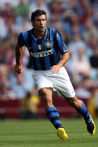 Inter Milan's Luis Figo  (Photo by Nigel French - PA Images via Getty Images