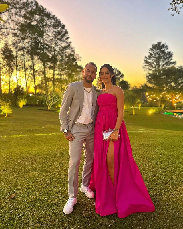 Neymar e la compagna Bruna Biancardi