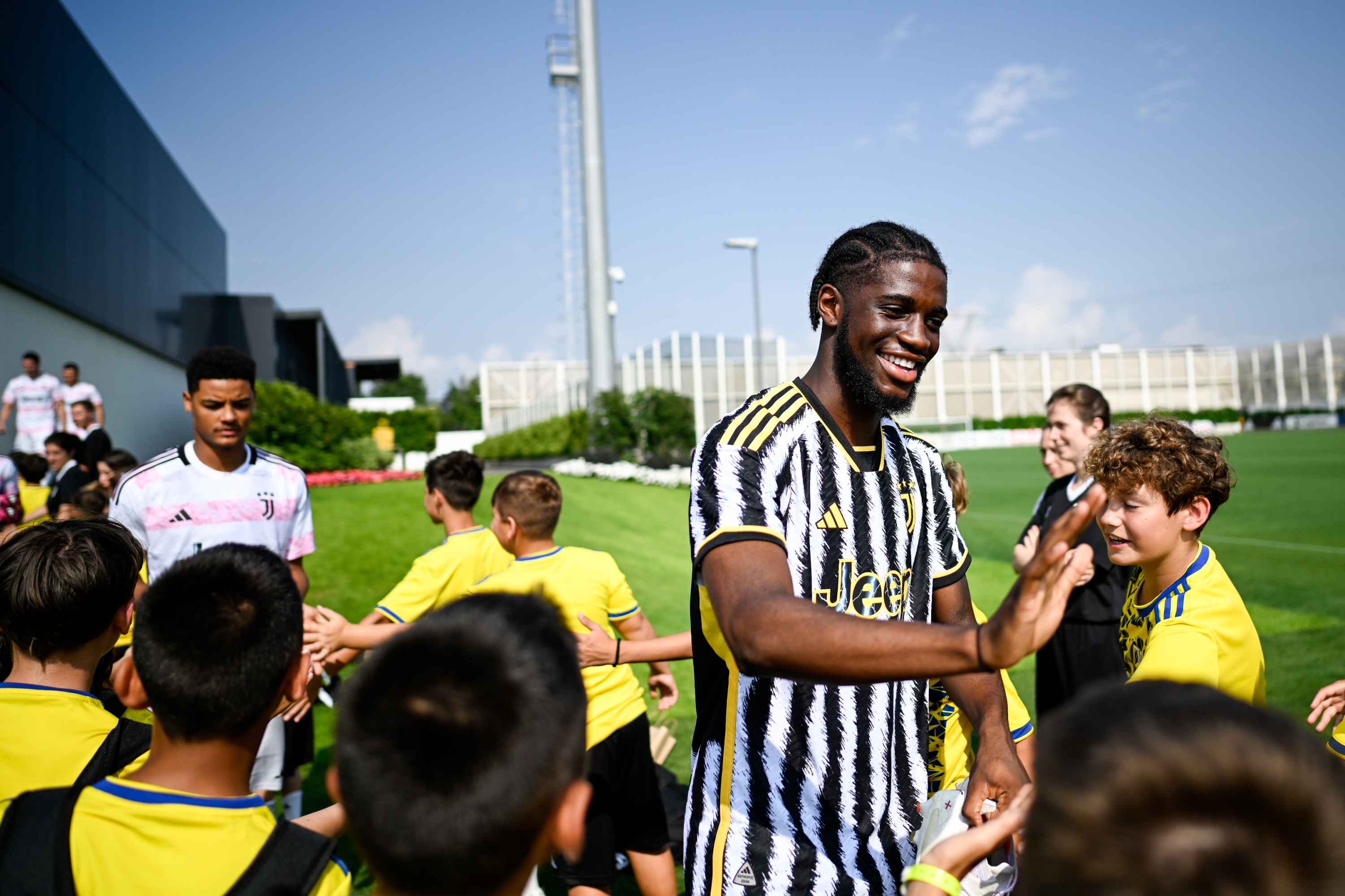 TURIN, ITALY - JULY 15: Samuel Iling of Juventus during a training session at JTC on July 15, 2023 in Turin, Italy. (Photo by Daniele Badolato - Juventus FC/Juventus FC via Getty Images)