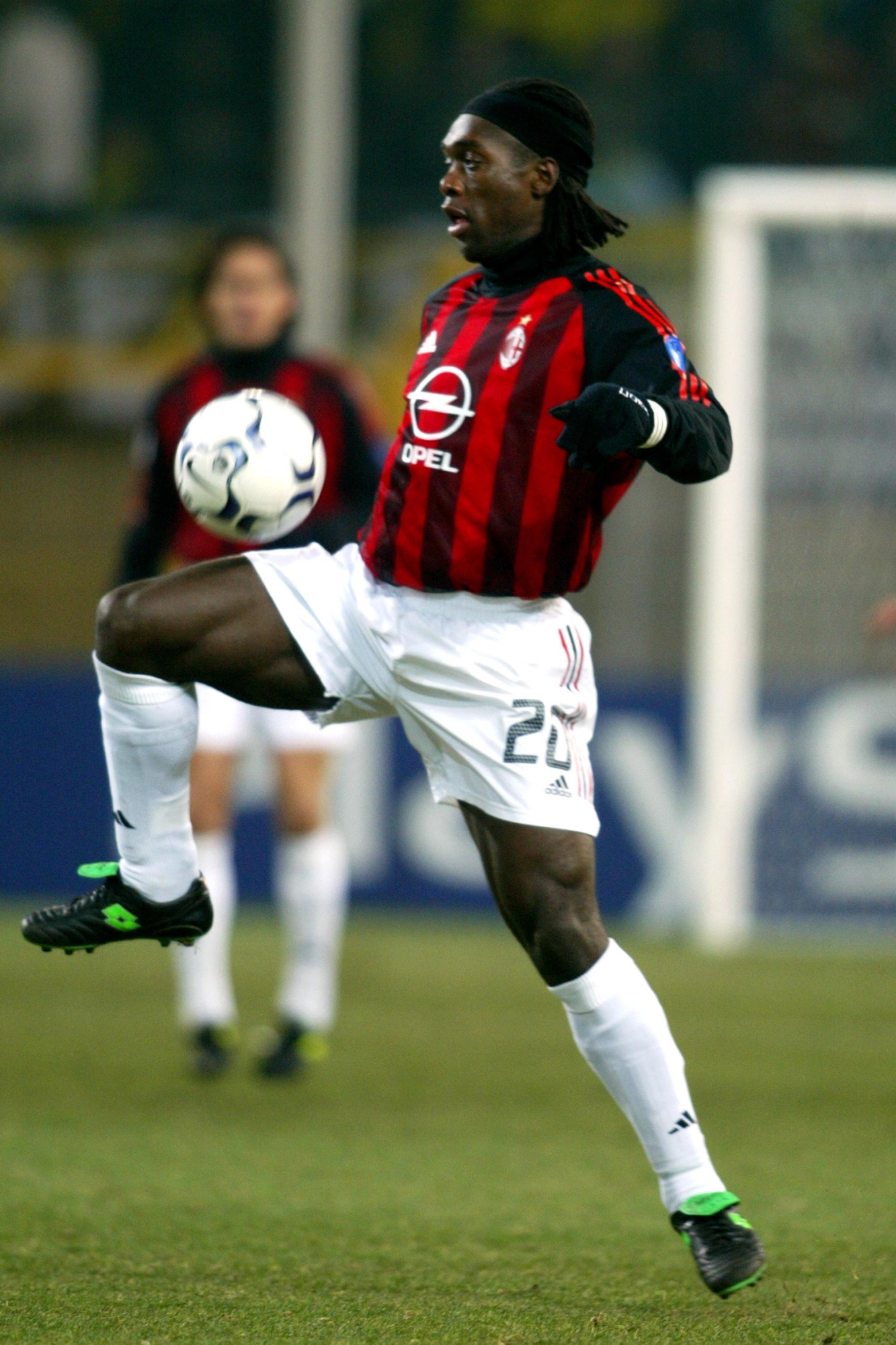 AC Milan's Clarence Seedorf controls the ball on his thigh  (Photo by Adam Davy/EMPICS via Getty Images)