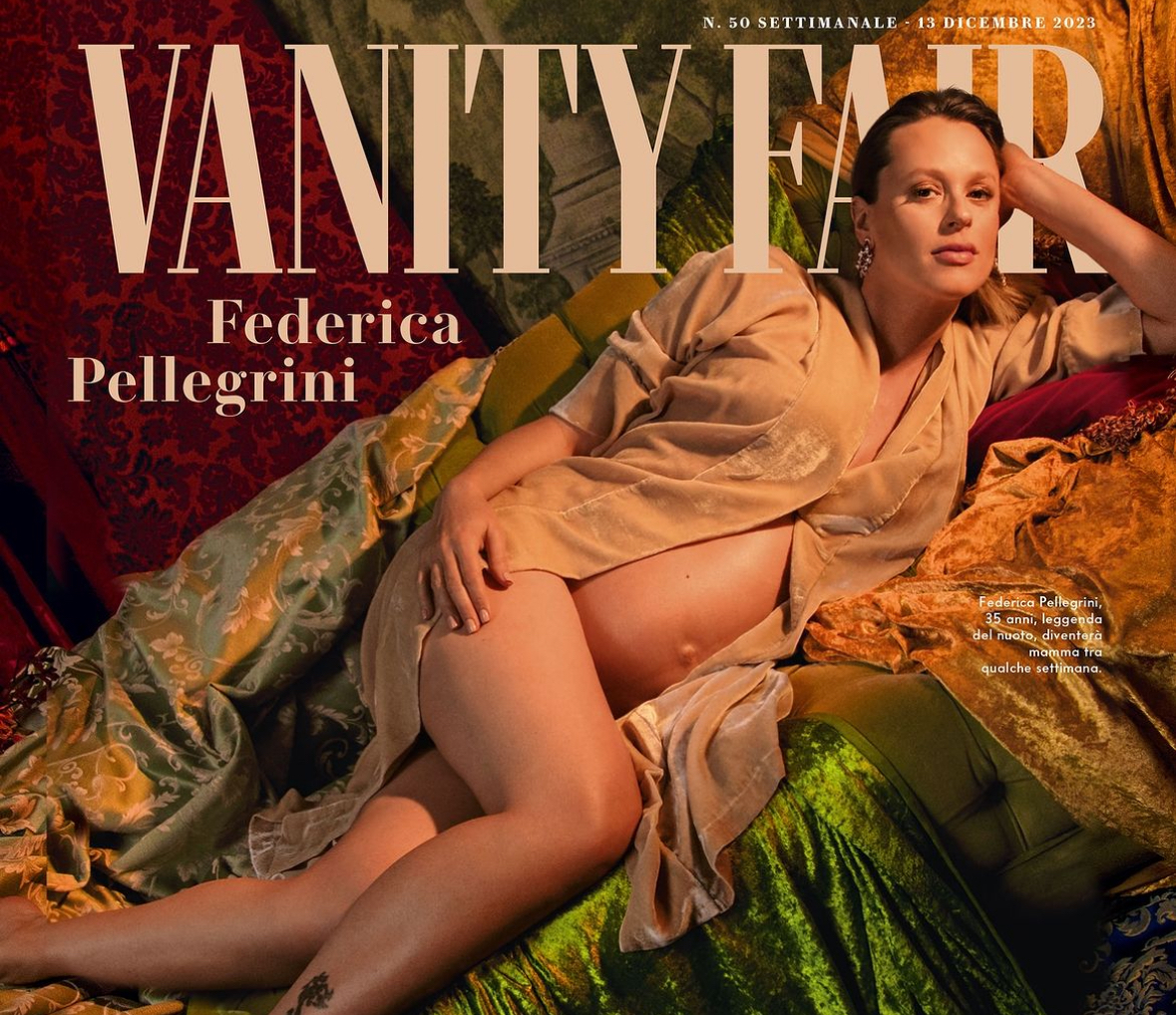 Federica Pellegrini sulla cover di Vanity Fair
