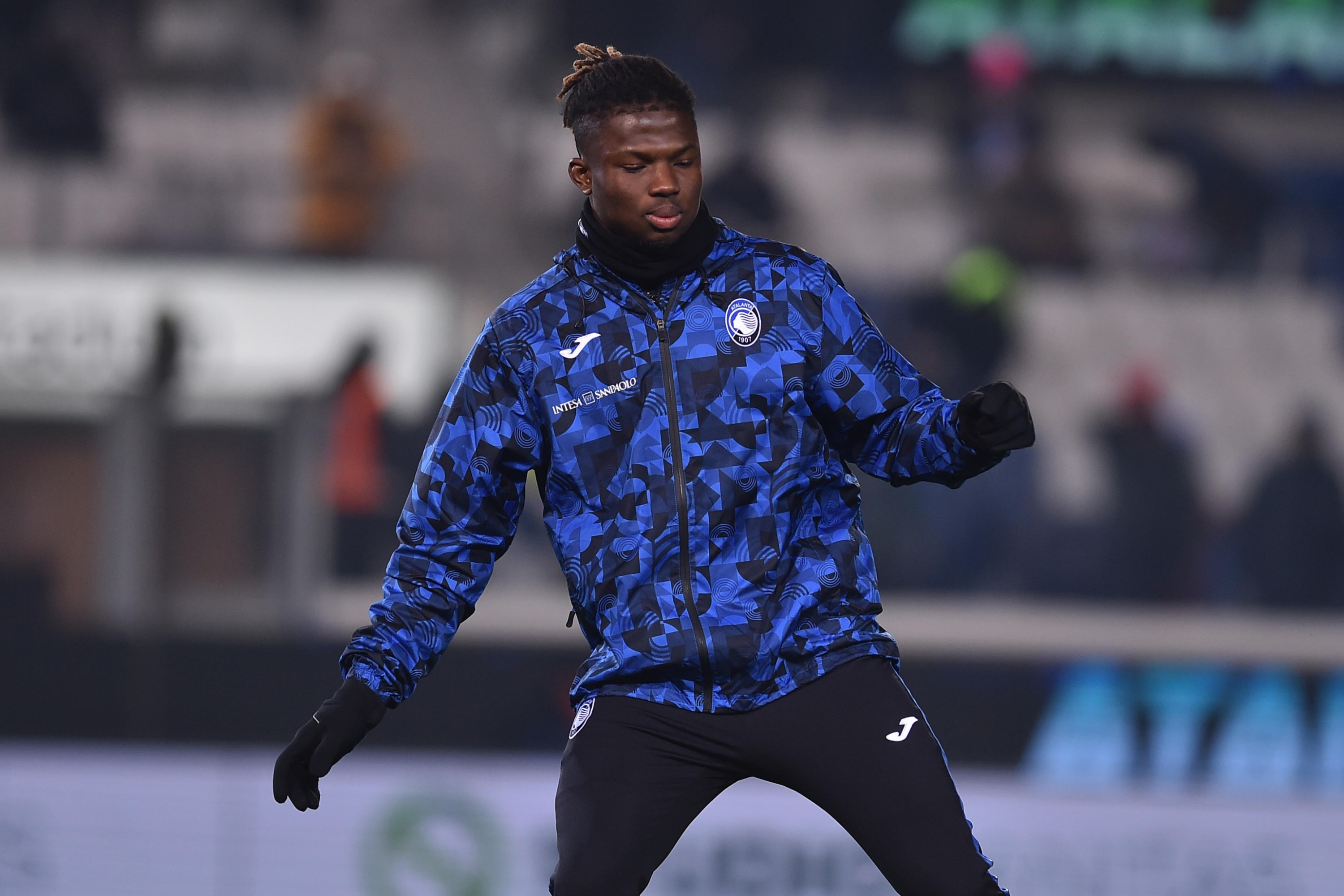 Atalanta's El Bilal Toure during the Italian Serie A soccer match Atalanta BC vs Frosinone Calcio at the Gewiss Stadium in Bergamo, Italy, 15 January 2024. ANSA/MICHELE MARAVIGLIA