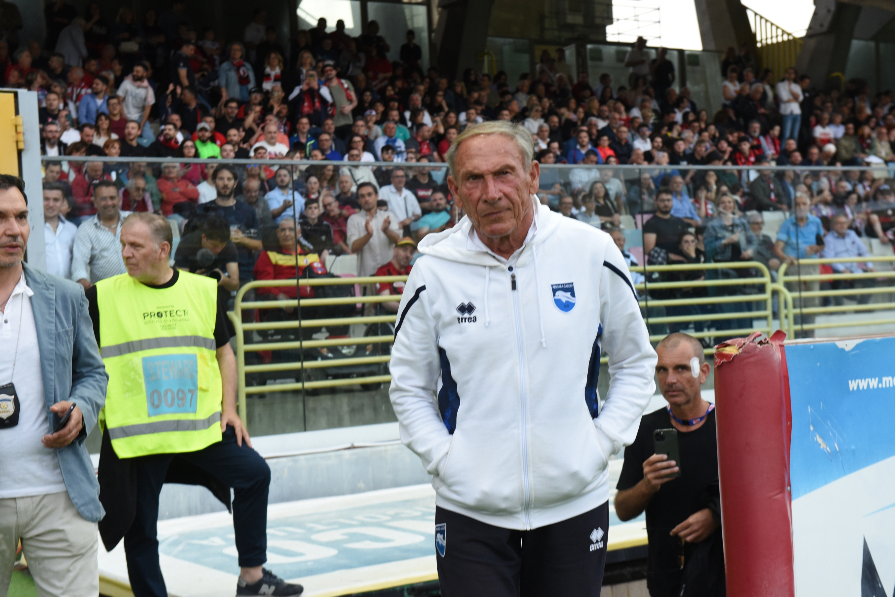 Foggia Pescara  Zeman nello stadio di Foggia- foto cautillo - Foggia -Pescara - fotografo: Franco cautillo