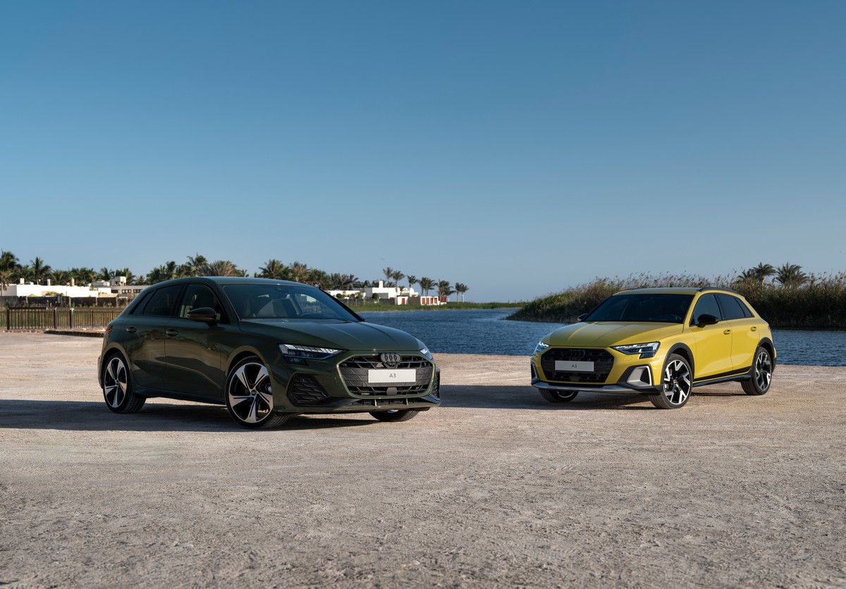 Nuova Audi A3 Sportback e A3 Allstreet 2024 foto, interni, scheda