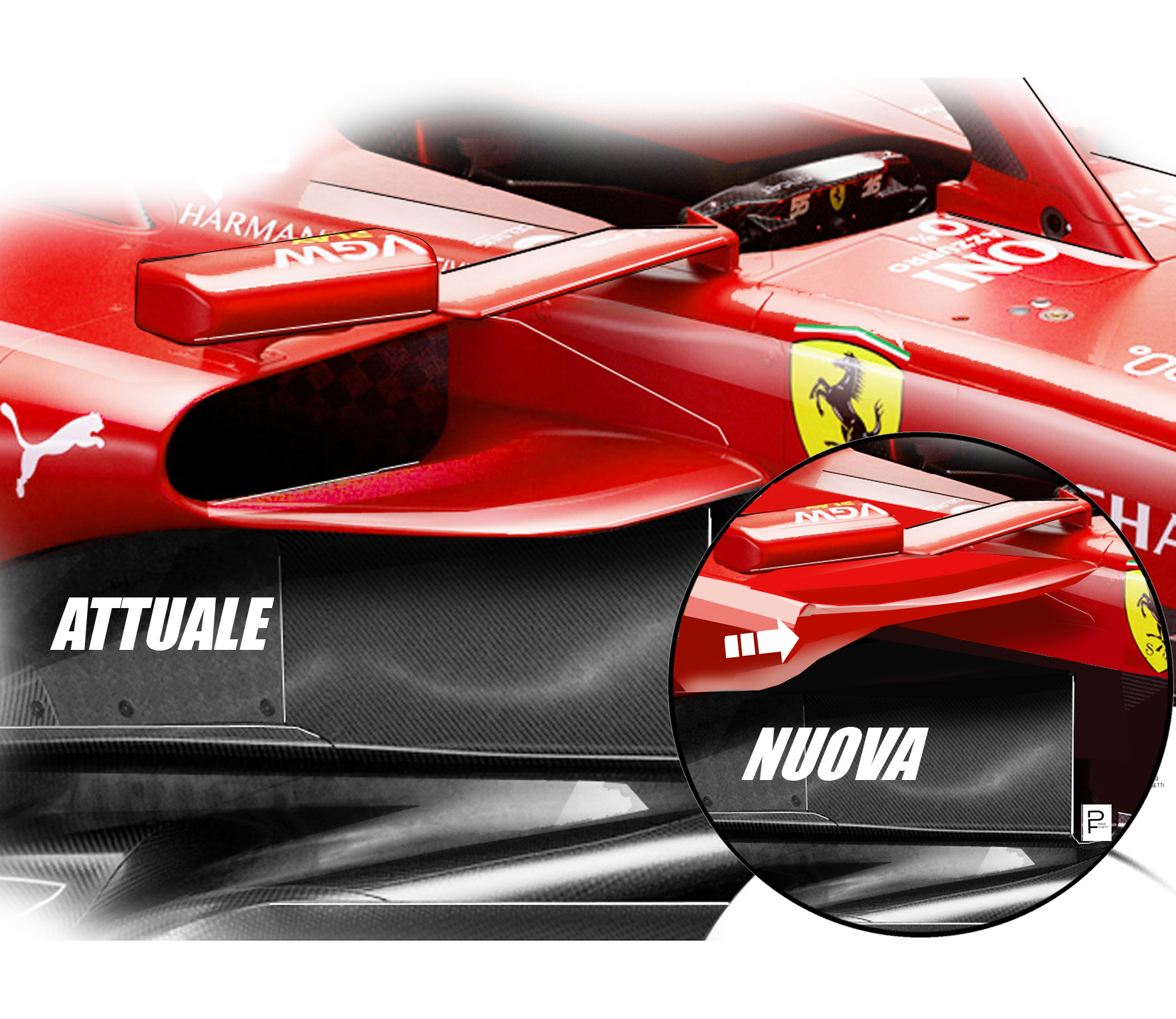 Pance Ferrari F1 per Imola