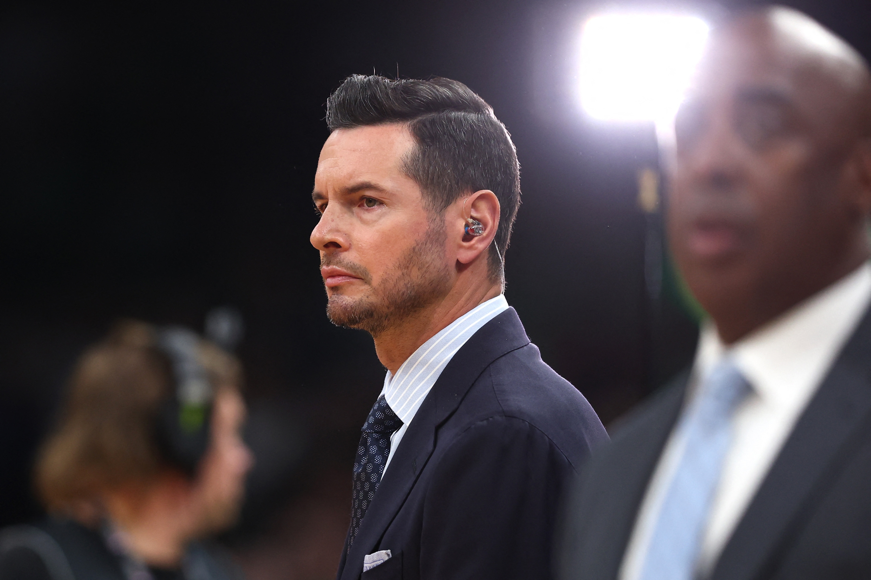 BOSTON, MASSACHUSETTS - JUNE 09: JJ Redick is seen prior to Game Two of the 2024 NBA Finals between the Boston Celtics and the Dallas Mavericks at TD Garden on June 09, 2024 in Boston, Massachusetts. NOTE TO USER: User expressly acknowledges and agrees that, by downloading and or using this photograph, User is consenting to the terms and conditions of the Getty Images License Agreement.   Maddie Meyer/Getty Images/AFP (Photo by Maddie Meyer / GETTY IMAGES NORTH AMERICA / Getty Images via AFP)