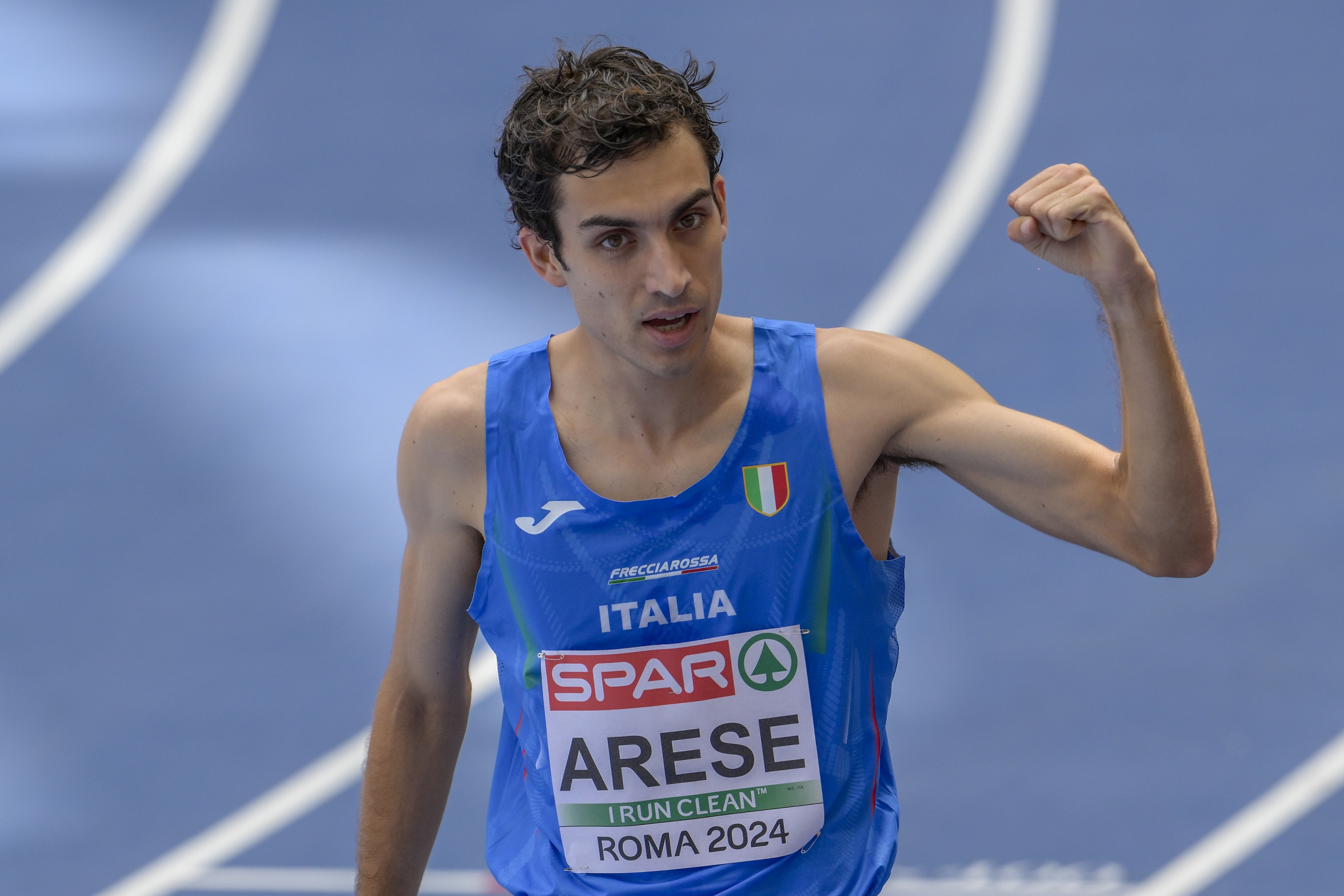 Italy?s Pietro Arese competes 1500m Men during the 26th edition of Rome 2024 European Athletics Championships at the Olympic Stadium in Rome, Italy - Monday, June 10, 2024 - Sport, Athletics (Photo by Fabrizio Corradetti/LaPresse)