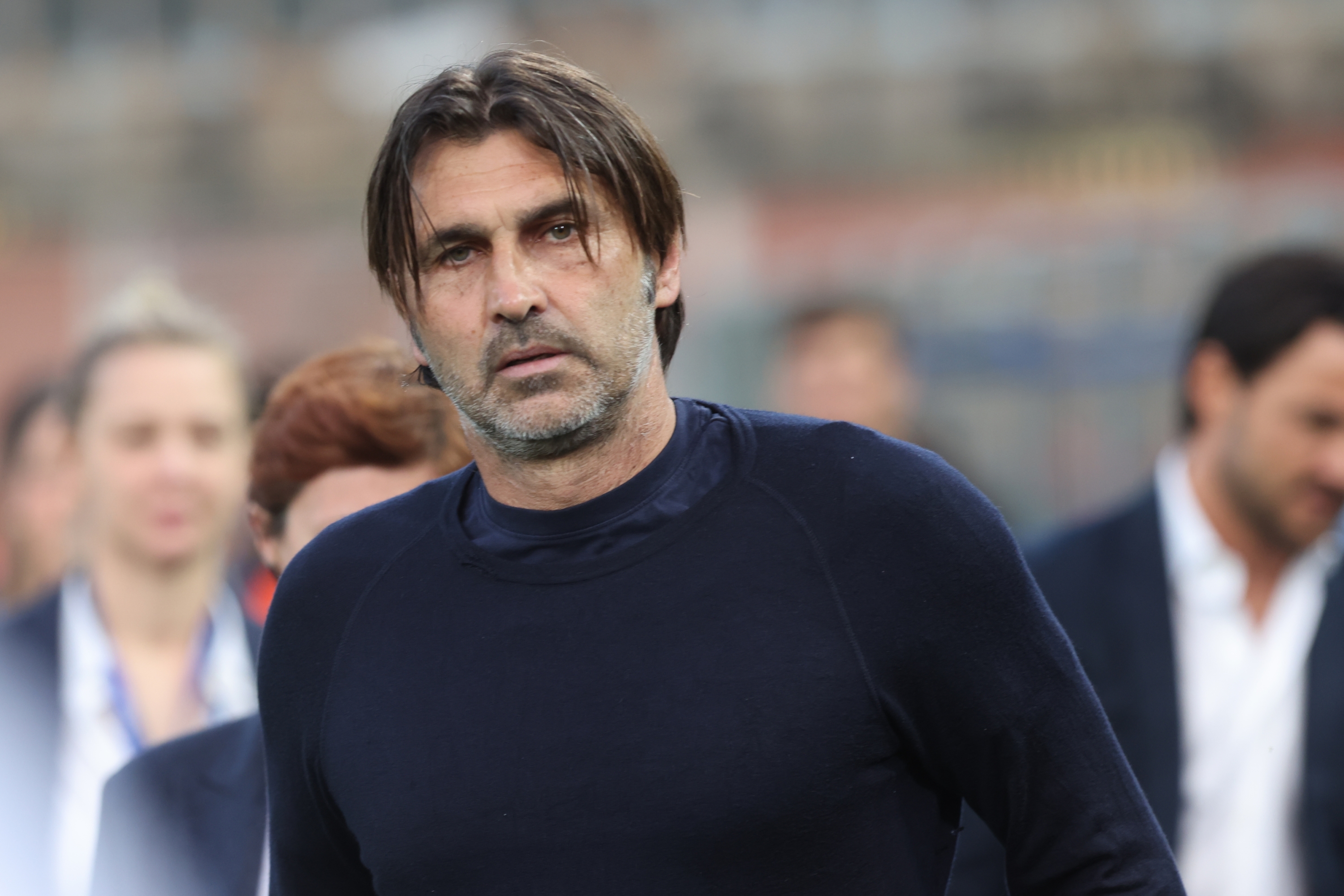 Foto Antonio Saia/LaPresse 10 Maggio 2024 Como - Italia - sport, calcio - Como vs Cosenza - Campionato di calcio Serie BKT 2023/2024 - Stadio Comunale G. Sinigaglia - Nella foto: William Viali (head coach Cosenza Calcio)\\ May 10, 2024 Como - Italy - sport, soccer - Como vs Cosenza - BKT Football Championship 2023/2024 - G. Sinigaglia Stadium - In the pic: