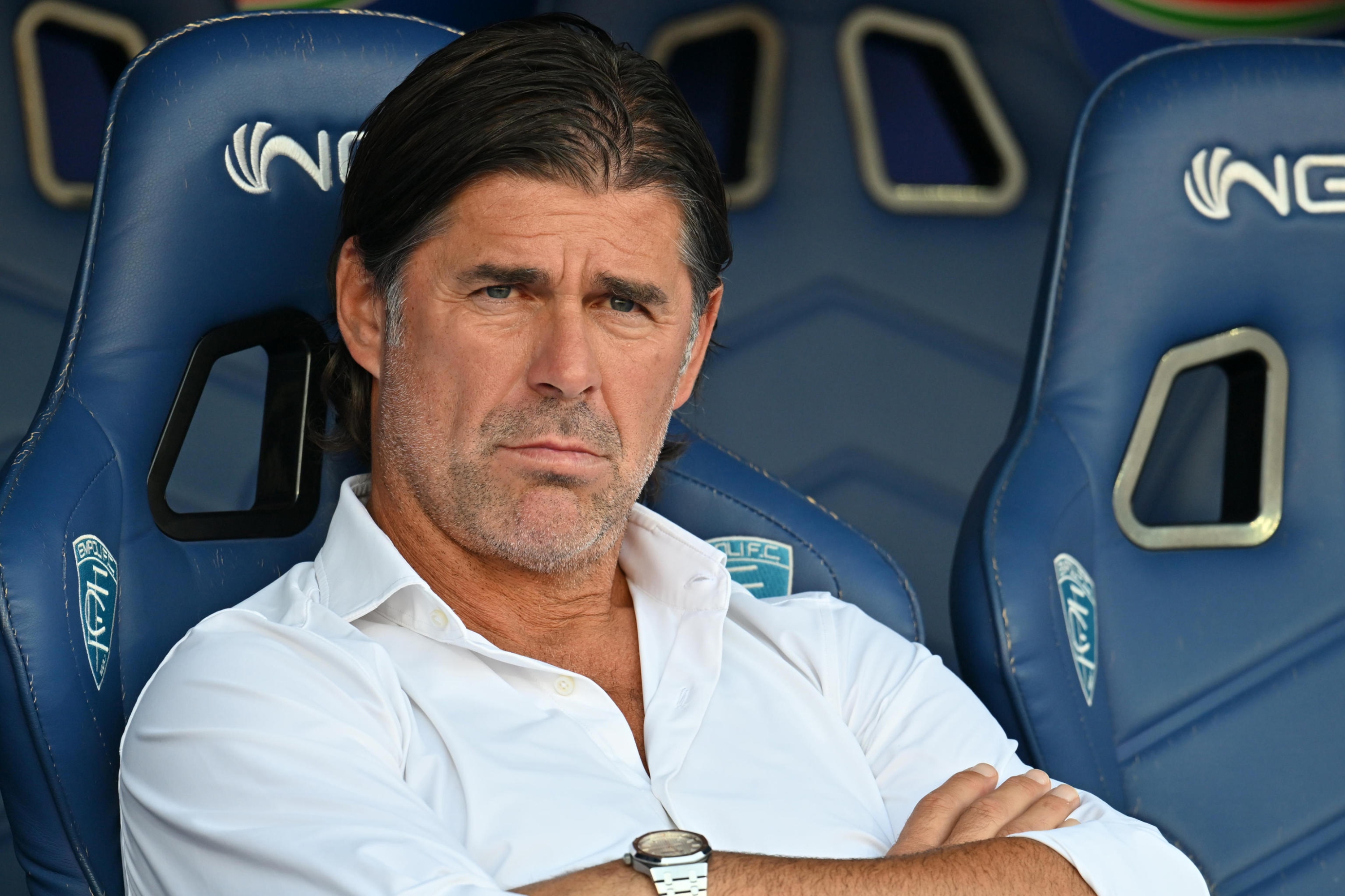 Udinese's coach Andrea Sottil before the Italian serie A soccer match Empoli FC vs Udinese calcio at Carlo Castellani Stadium in Empoli, Italy, 6 October 2023 ANSA/CLAUDIO GIOVANNINI