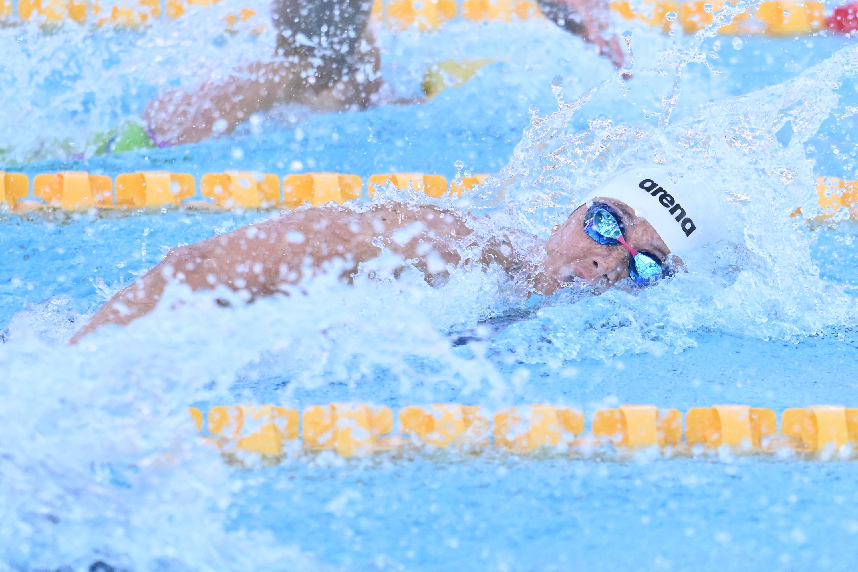 Siobhan Haughey is competing in the Women's 100M Individual Freestyle Finals during the Swimming Internationals - LX Trofeo ''Sette Colli'' IP at Foro Italico Swimming Center in Rome, Italy, on June 22, 2024. (Photo by Domenico Cippitelli/NurPhoto) (Photo by Domenico Cippitelli / NurPhoto / NurPhoto via AFP)