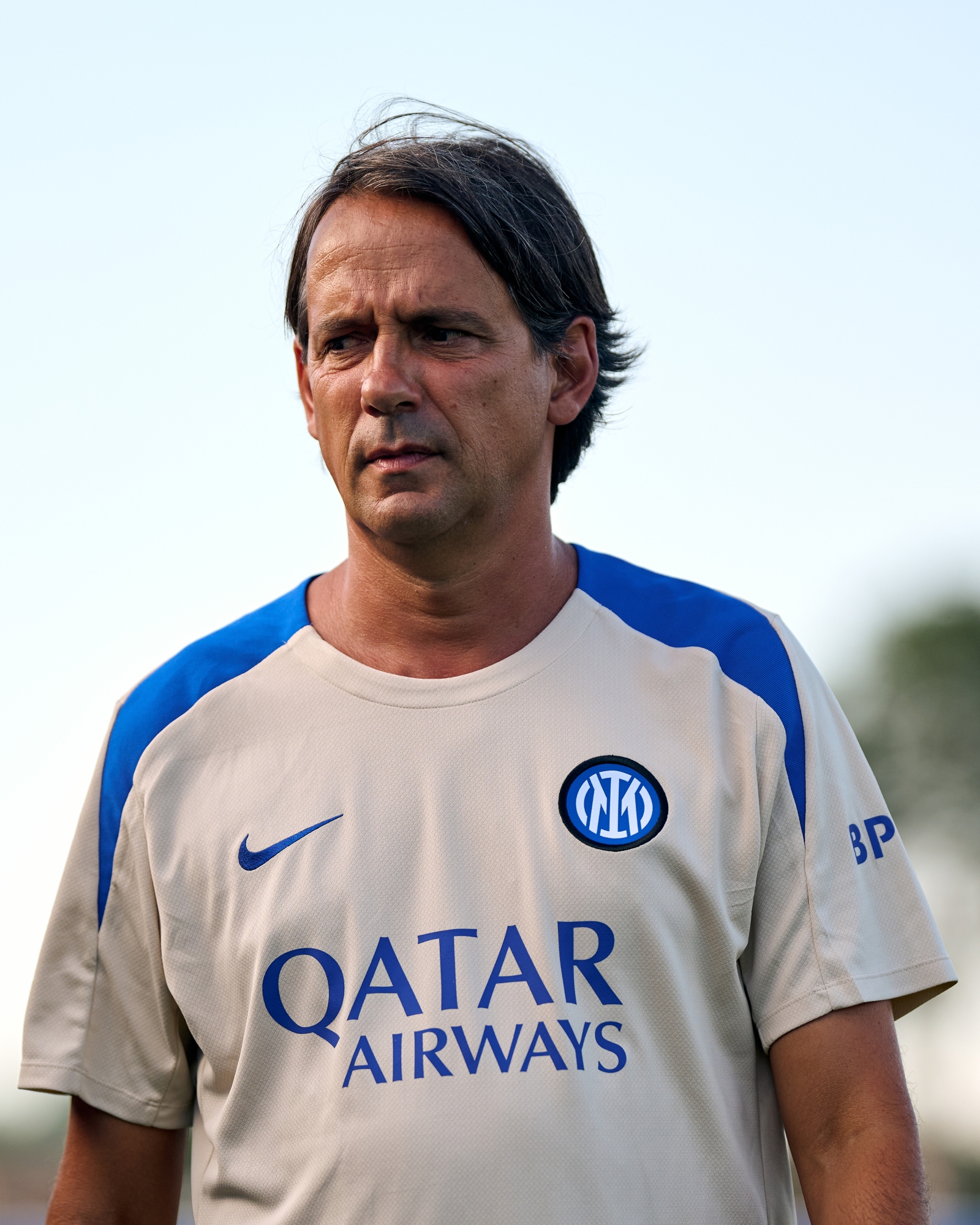 COMO, ITALY - JULY 22: Head Coach Simone Inzaghi of FC Internazionale in action during the pre-season friendly match between FC Internazionale and Pergolettese at Appiano Gentile on July 22, 2024 in Como, Italy. (Photo by Mattia Ozbot - Inter/Inter via Getty Images)