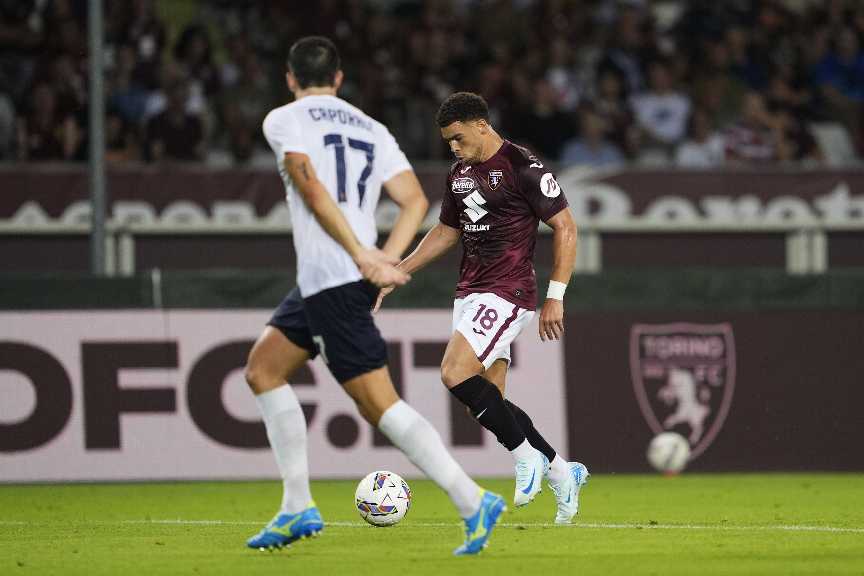 Torino?s Che Adams during the Coppa Italia soccer match between Torino  and Cosenza at the Olimpico Grande Torino Stadium, August 10, 2024. Sport - Soccer EXCLUSIVE TORINO FC (Photo Fabio Ferrari/LaPresse)