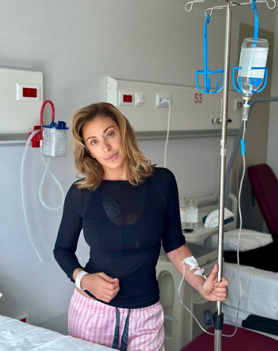 Sabrina Salerno in ospedale