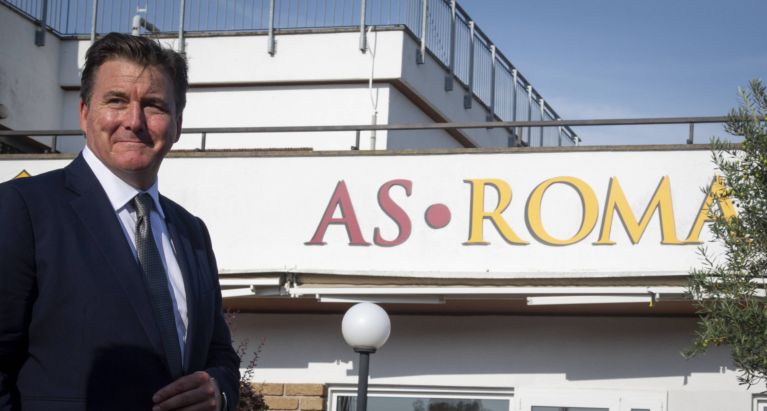 ESCLUSIVA AS ROMA Foto Fabio Rossi/AS Roma/LaPresse 10/09/2020 Roma (ITA) Sport Calcio Sessione di allenamento - Centro Sportivo Fulvio Bernardini Nella foto: Dan Friedkin AS ROMA EXCLUSIVE Photo Fabio Rossi/AS Roma/LaPresse 10/09/2020 Rome (ITA) Training session - Fulvio Bernardini sporting center In the pic: Dan Friedkin