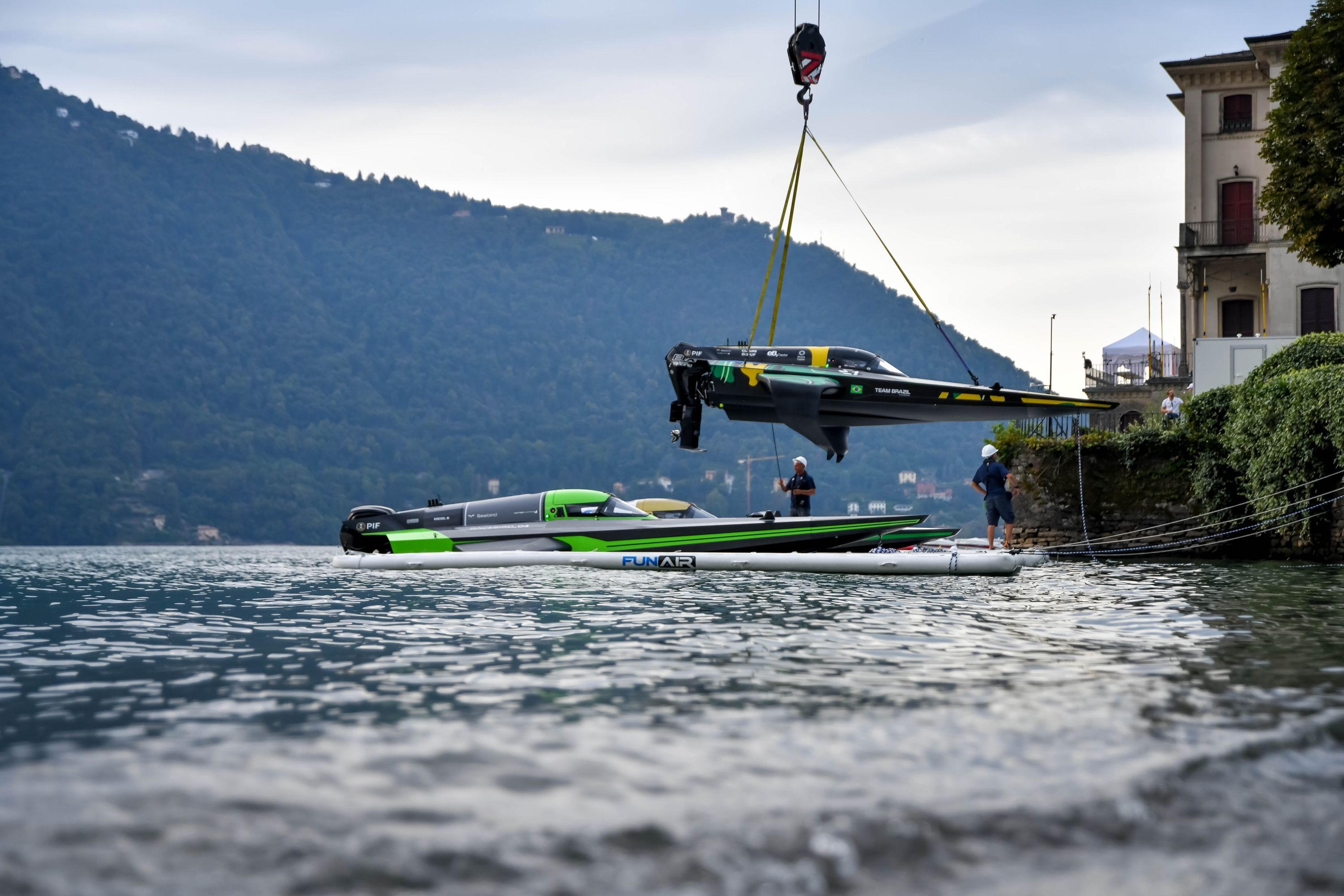 |Team: Team Brazil|Number: 10|Car: E1 Race Bird||Photographer: Marta Rovatti Studihrad|Event: Lake Como GP|Circuit: Lake Como|Location: Lake Como|Series: E1 Series|Season: 2024|Country: Italy|Keyword: season 1|Keyword: season one|Keyword: S1|Keyword: photography|Keyword: photos|Keyword: images|Keyword: motorsport|Keyword: powerboat racing|Keyword: boat|Keyword: 2024|Keyword: lombardy|Keyword: August|Keyword: E1 Series Photography|Keyword: marine|Keyword: boat racing|Keyword: lake|Keyword: alps|