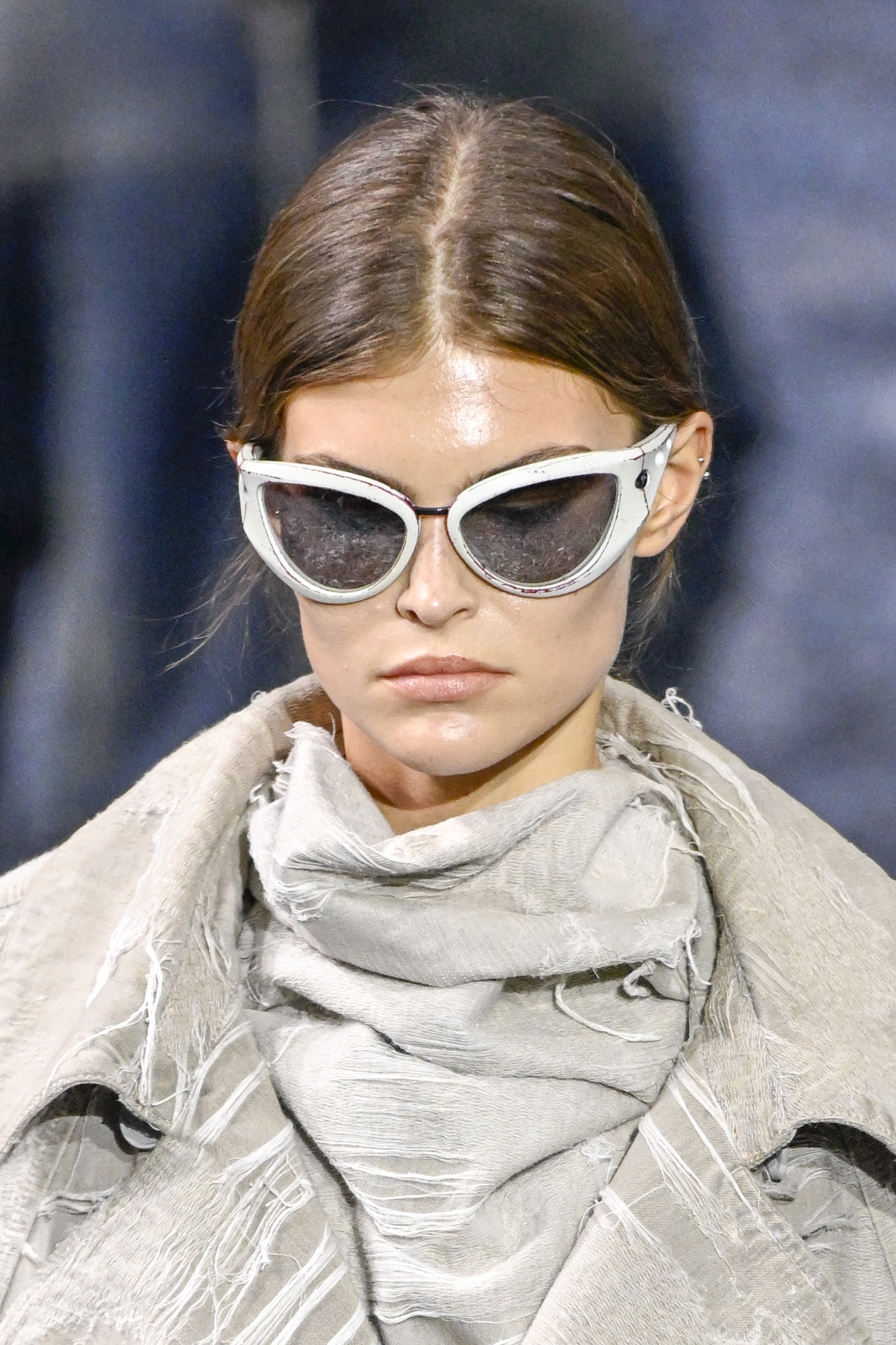 MILAN, ITALY - SEPTEMBER 21: A model walks the runway during the Diesel Ready to Wear Spring/Summer 2025 fashion show as part of the Milan Fashion Week on September 21, 2024 in Milan, Italy. (Photo by Victor VIRGILE/Gamma-Rapho via Getty Images)