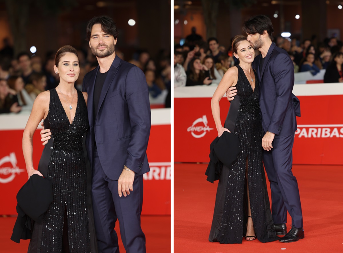 Maria Elena Boschi e Giulio Berruti sul red carpet