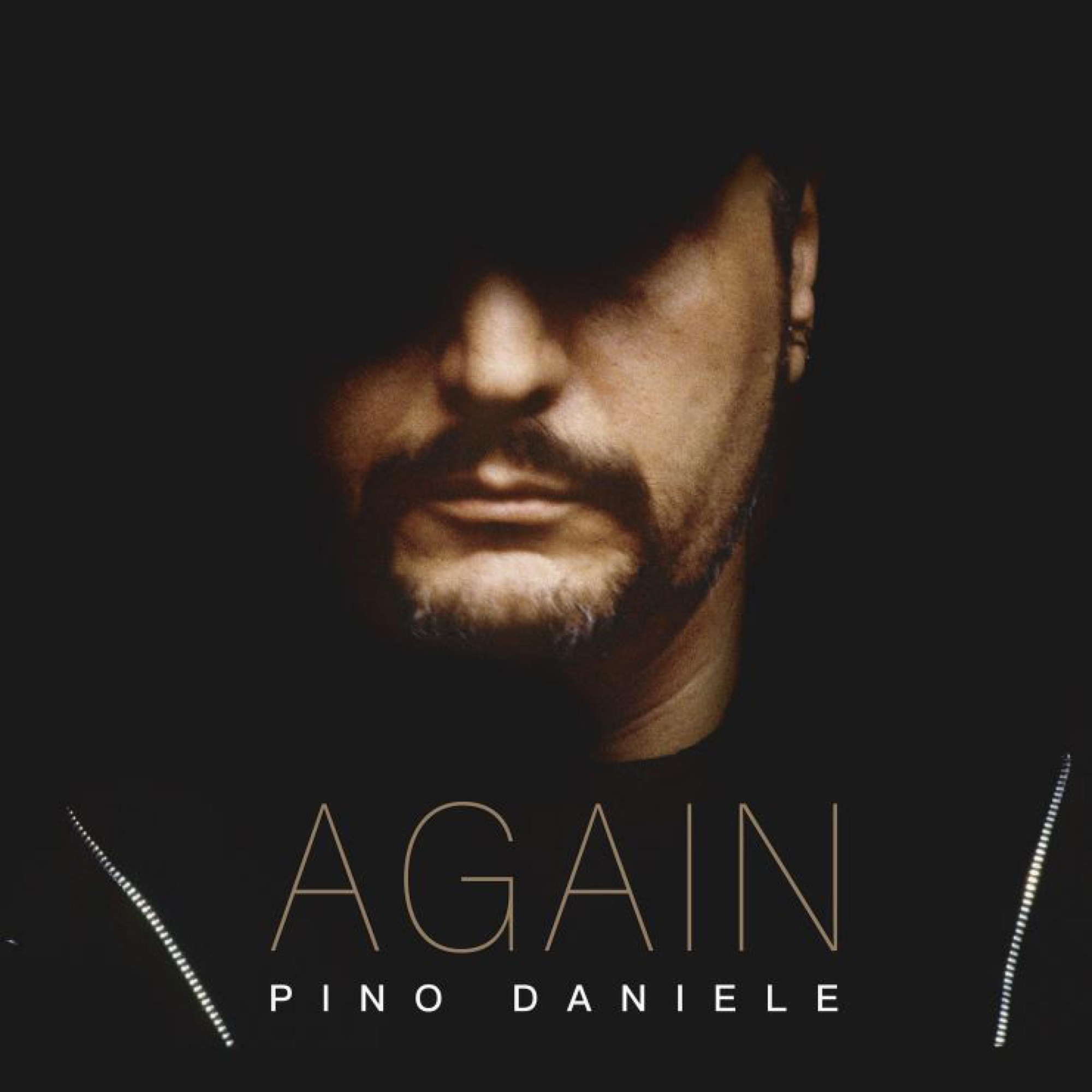 La cover del brano inedito Again. 'On the road again' canta Pino Daniele nel ritornello di 'Again', inedito datato 2009, le cui note domani riempiranno lo stadio Maradona di Napoli appena prima della partita contro la Roma. Insieme alla canzone, una ballata intima chitarra, voce e chitarra elettrica, registrata per un progetto acustico mai realizzato, allo stadio tanto amato da Pino verrà proiettato un video - voluto dalla famiglia, che cura l'intero progetto - dove si vede il cantautore al lavoro nel suo studio. ANSA/UFFICIO STAMPA +++ ANSA PROVIDES ACCESS TO THIS HANDOUT PHOTO TO BE USED SOLELY TO ILLUSTRATE NEWS REPORTING OR COMMENTARY ON THE FACTS OR EVENTS DEPICTED IN THIS IMAGE; NO ARCHIVING; NO LICENSING +++ NPK +++