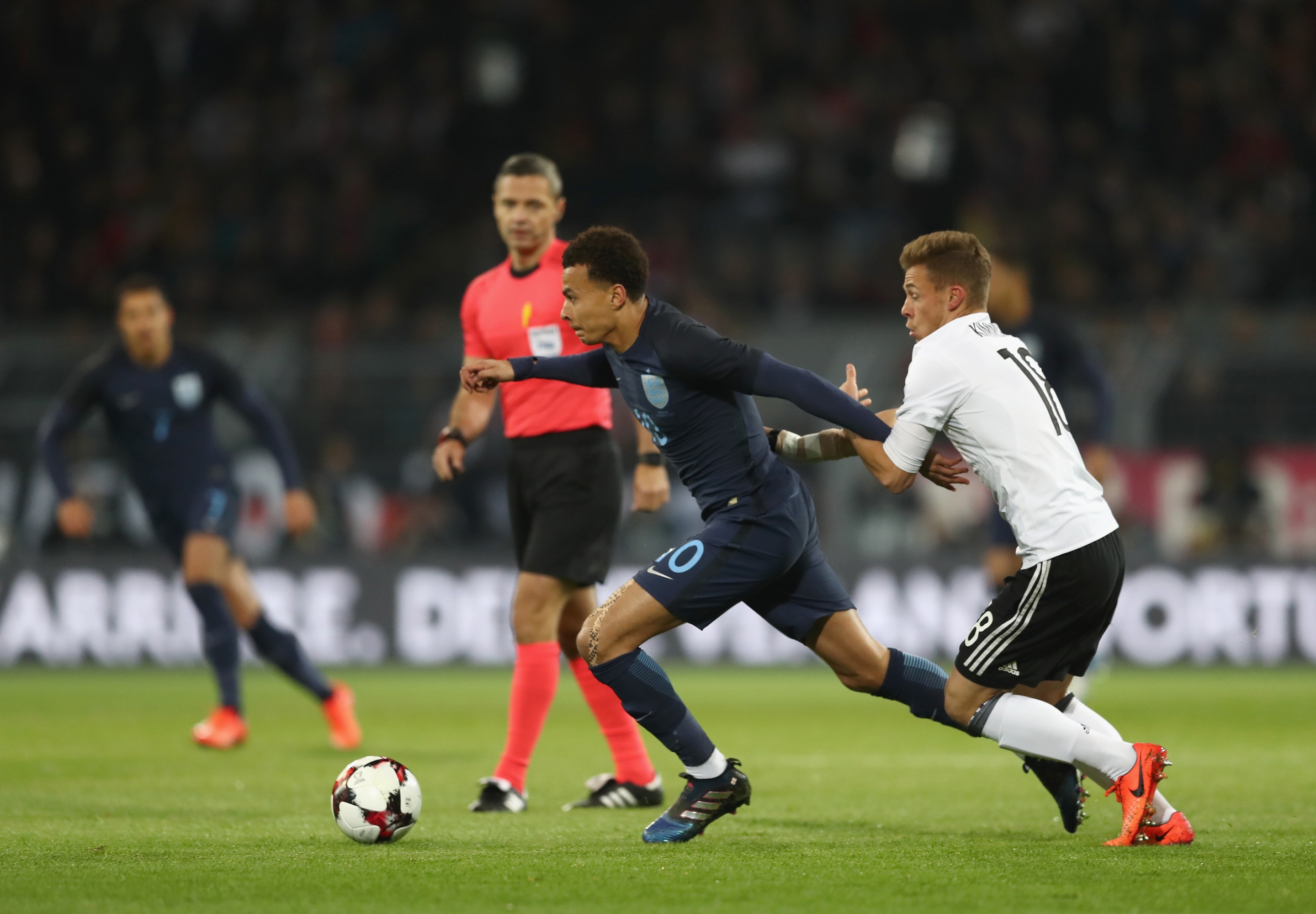 during the international friendly match between Germany and England at Signal Iduna Park on March 22, 2017 in Dortmund, Germany.