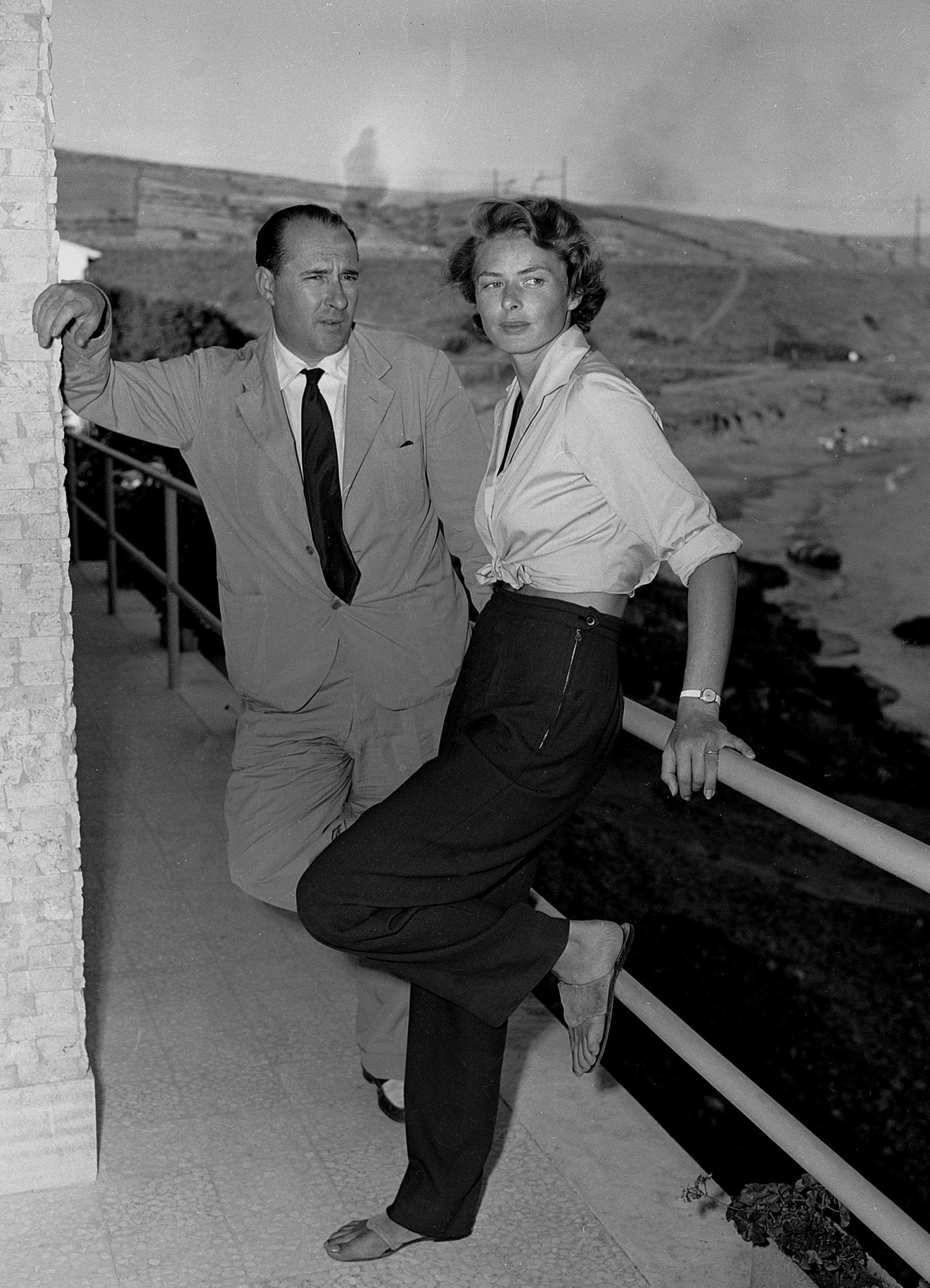 Roberto Rossellini Ingrid Bergman Santa Marinella 1950