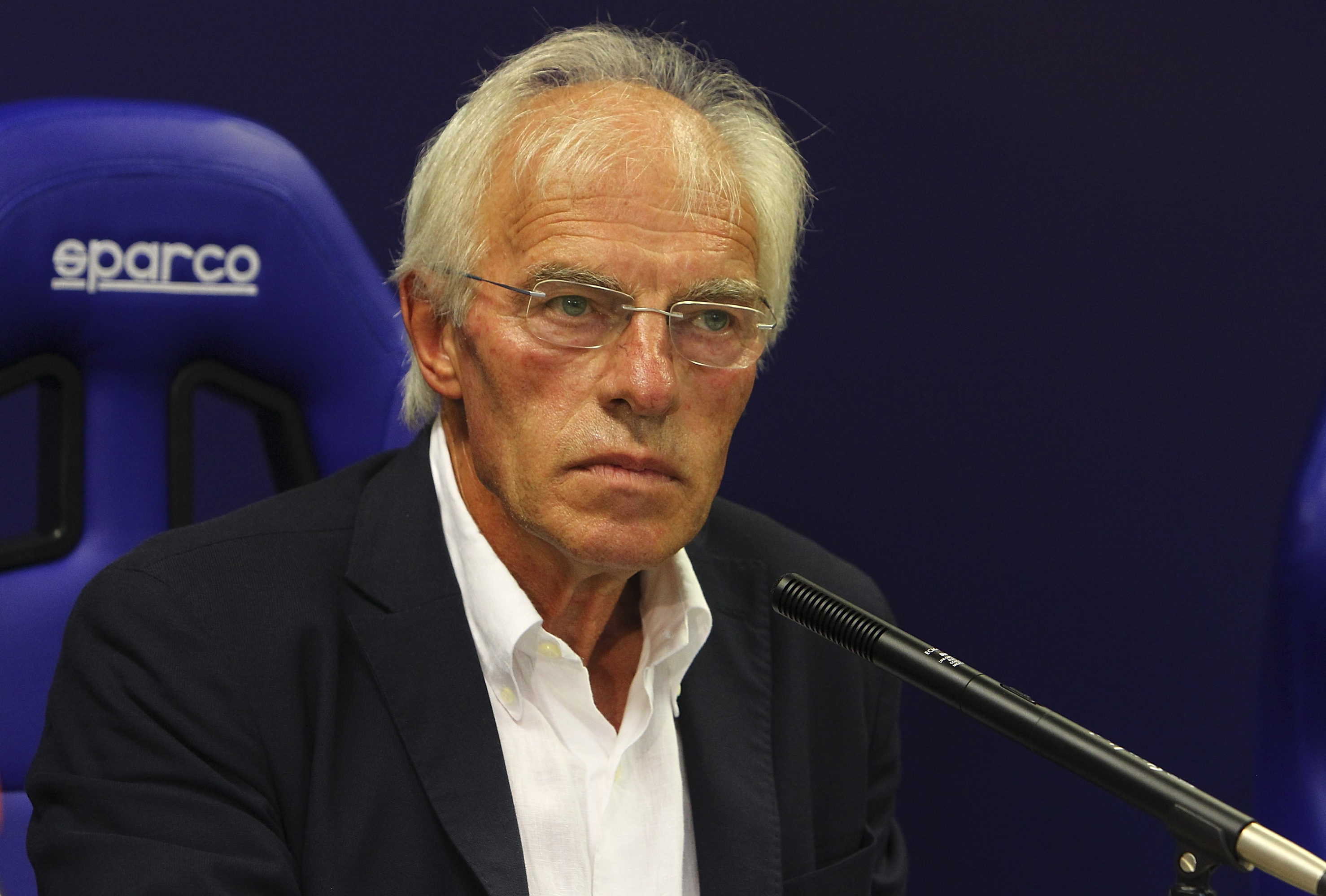 Nevio Scala of Parma Calcio 1913 speaks to the media during a press conference at Stadio Tardini on July 1, 2015 in Parma, Italy. (Photo by Marco Luzzani/Getty Images)