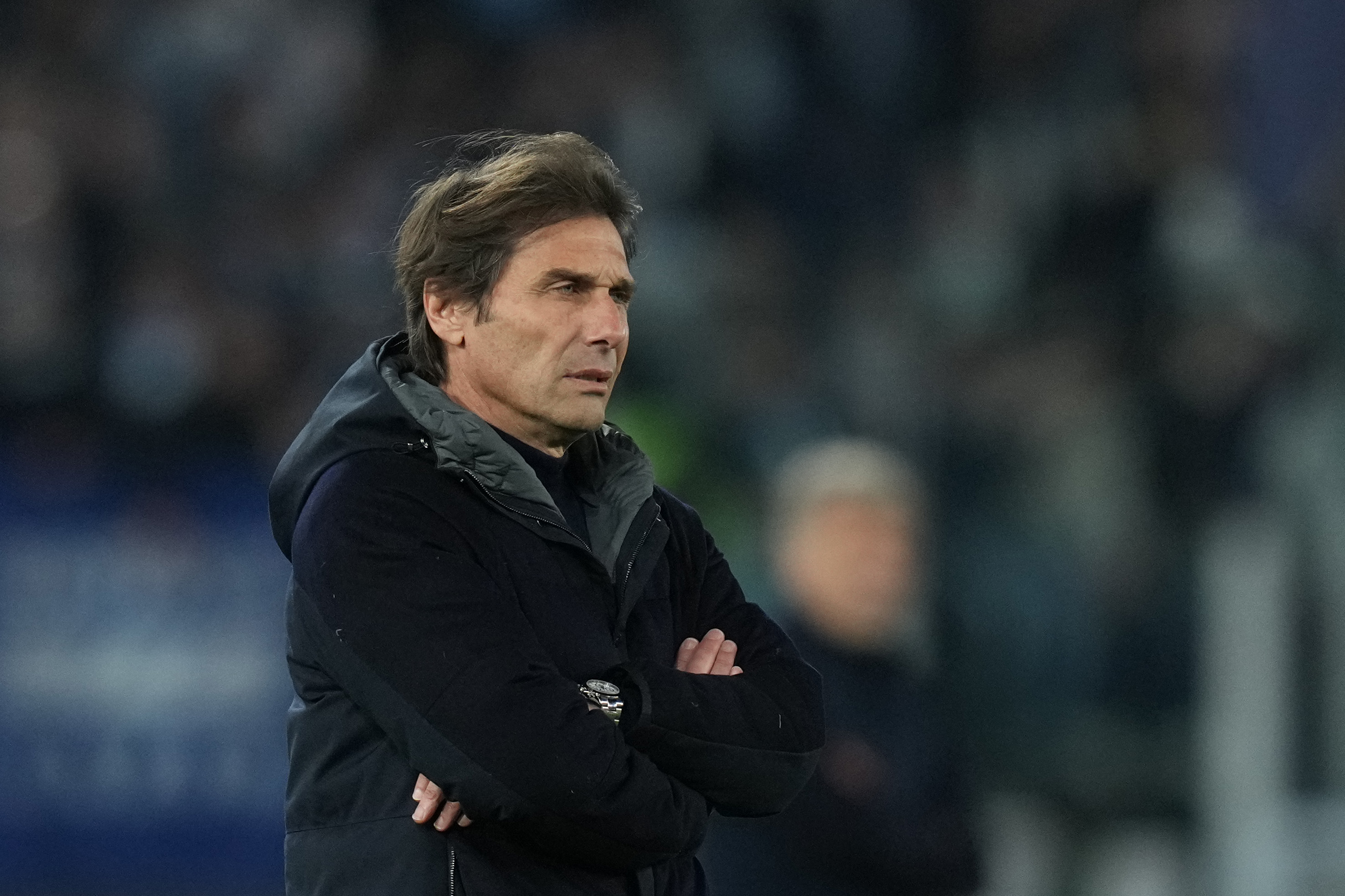 Napoliâs head coach Antonio Conte during the Serie A EniLive soccer match between Lazio and Napoli at the Rome's Olympic stadium, Italy - Saturday February 15, 2025 - Sport  Soccer ( Photo by Alfredo Falcone/LaPresse )