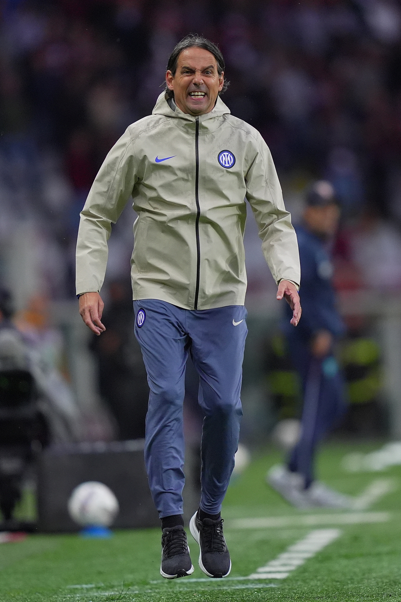 Inter Milan?s head coach Simone Inzaghi during the Serie A soccer match between Fc Torino and Inter at Olympic Stadium in Turin , North Italy - Sunrday , May 11 , 2025 . Sport - Soccer (Photo by Spada/LaPresse)