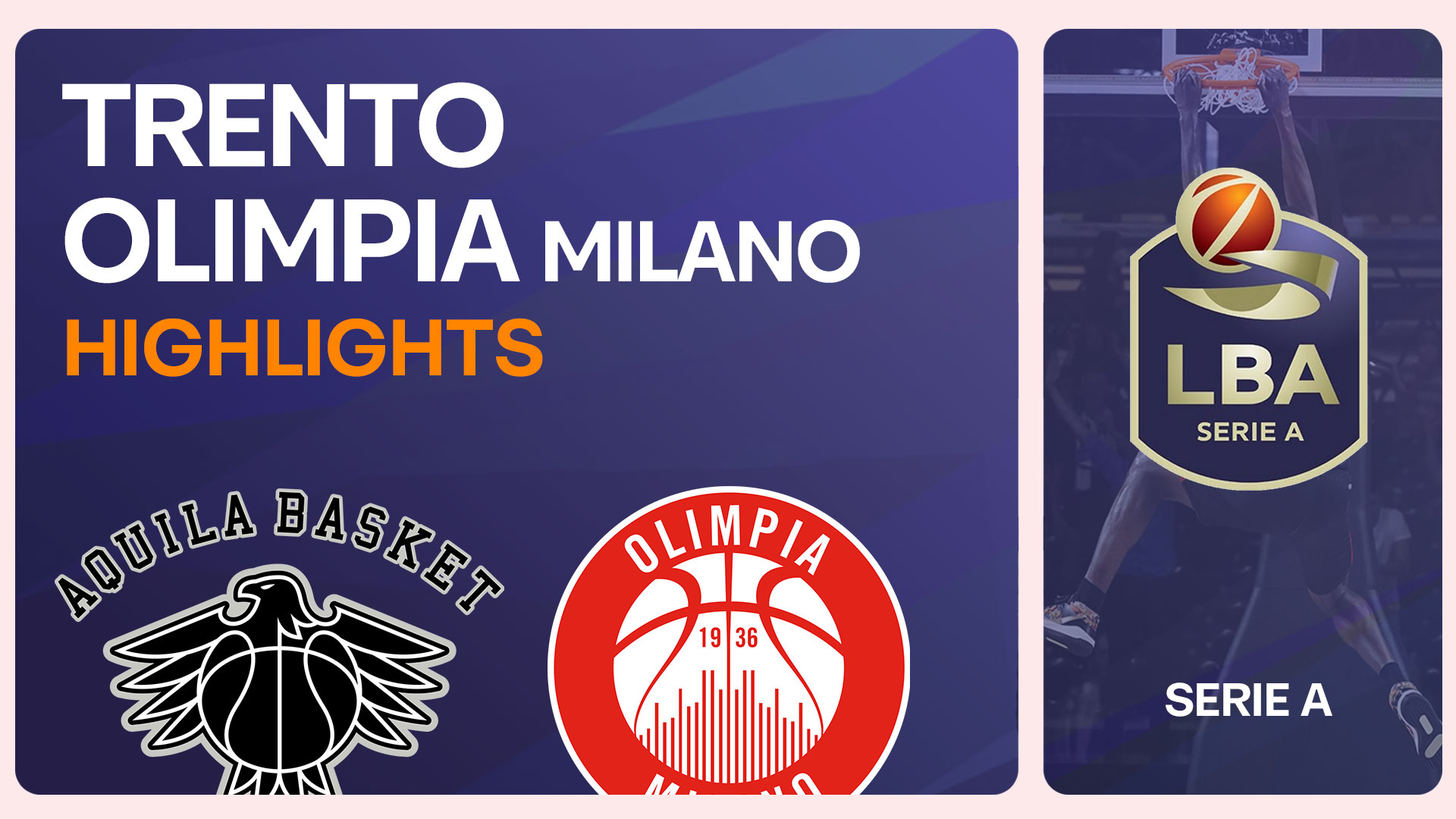 olimpia milano - aquila basket trento