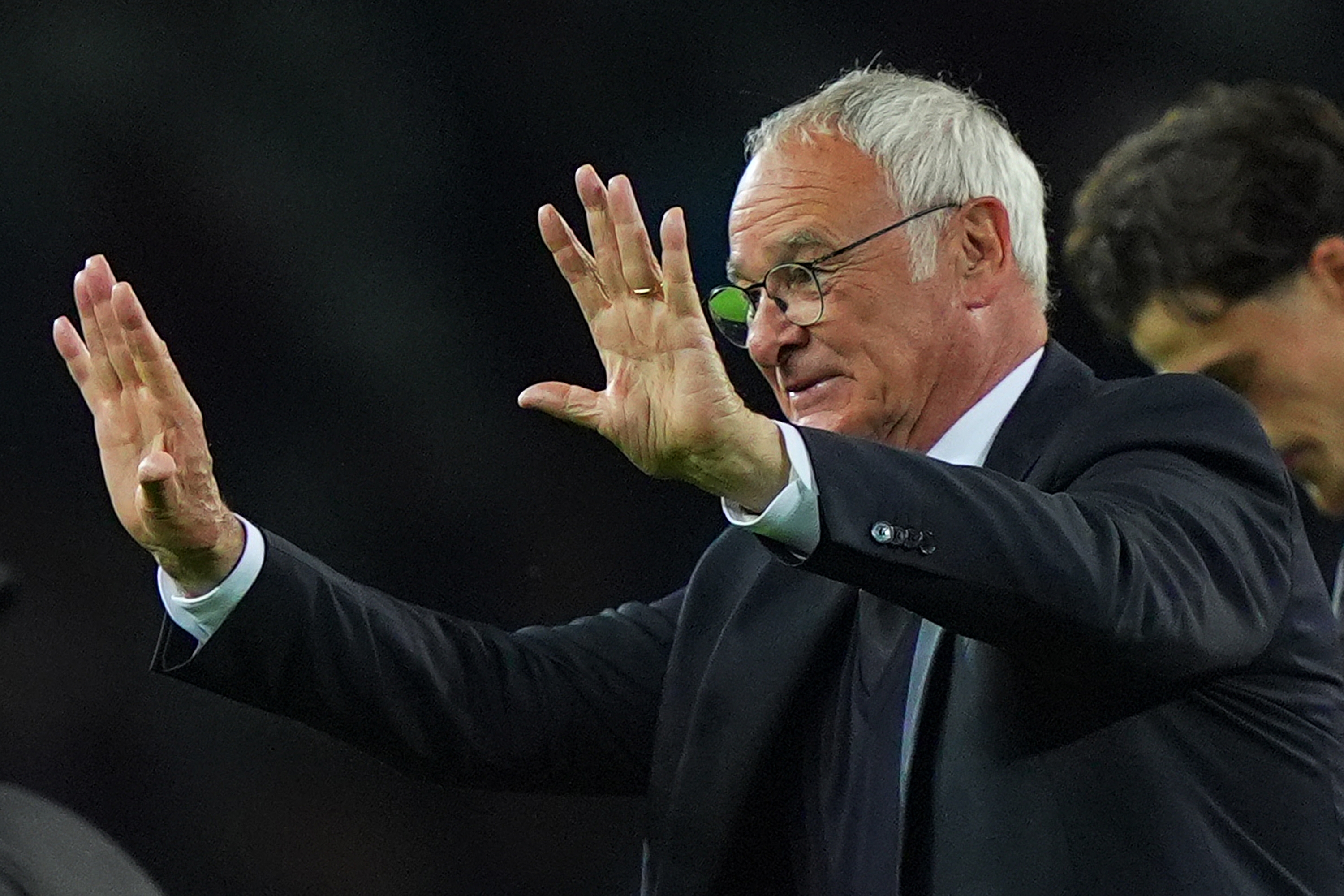 Roma?s head coach Claudio Ranieri , last match during the Serie A soccer match between Fc Torino and Roma at Olympic Stadium in Turin , North Italy - Sunrday , May 25 , 2025 . Sport - Soccer (Photo by Spada/LaPresse)