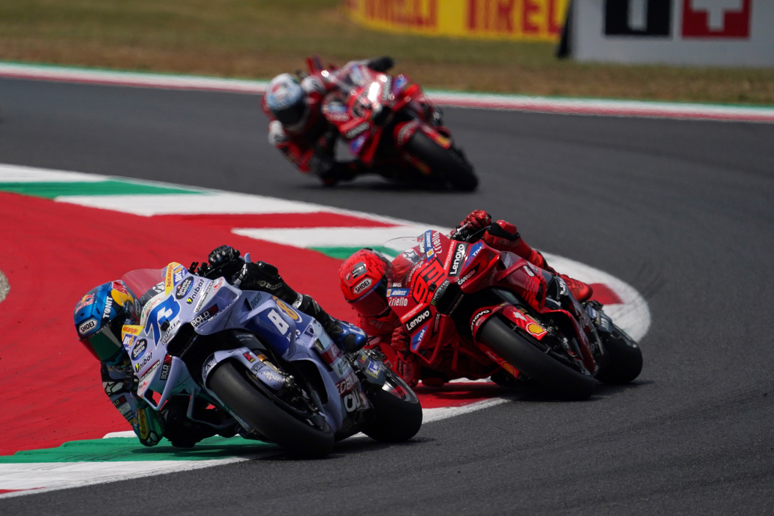 Photo Costanza Benvenuti/LaPresse 21.06.2025 Sport - Motorcycling - 2025 World Championship - BREMBO ITALIAN GRAND PRIX - Mugello International Circuit - MotoGP – TISSOT SPRINT in the photo: Alex Marquez-Ducati-2nd cl. Tissot Sprint Photo Costanza Benvenuti/LaPresse 2025 21 June Sport - Motorcycling - 2025 World Championship - BREMBO ITALIAN GRAND PRIX - Mugello International Circuit - MotoGP – TISSOT SPRINT in the photo: Alex Marquez-Ducati-2nd cl. Tissot Sprint
