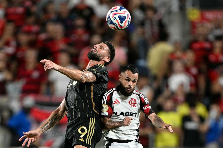 Giroud at the Club World Cup with LAFC