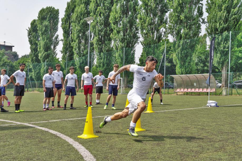 Technical drills during Like a Pro semifinals