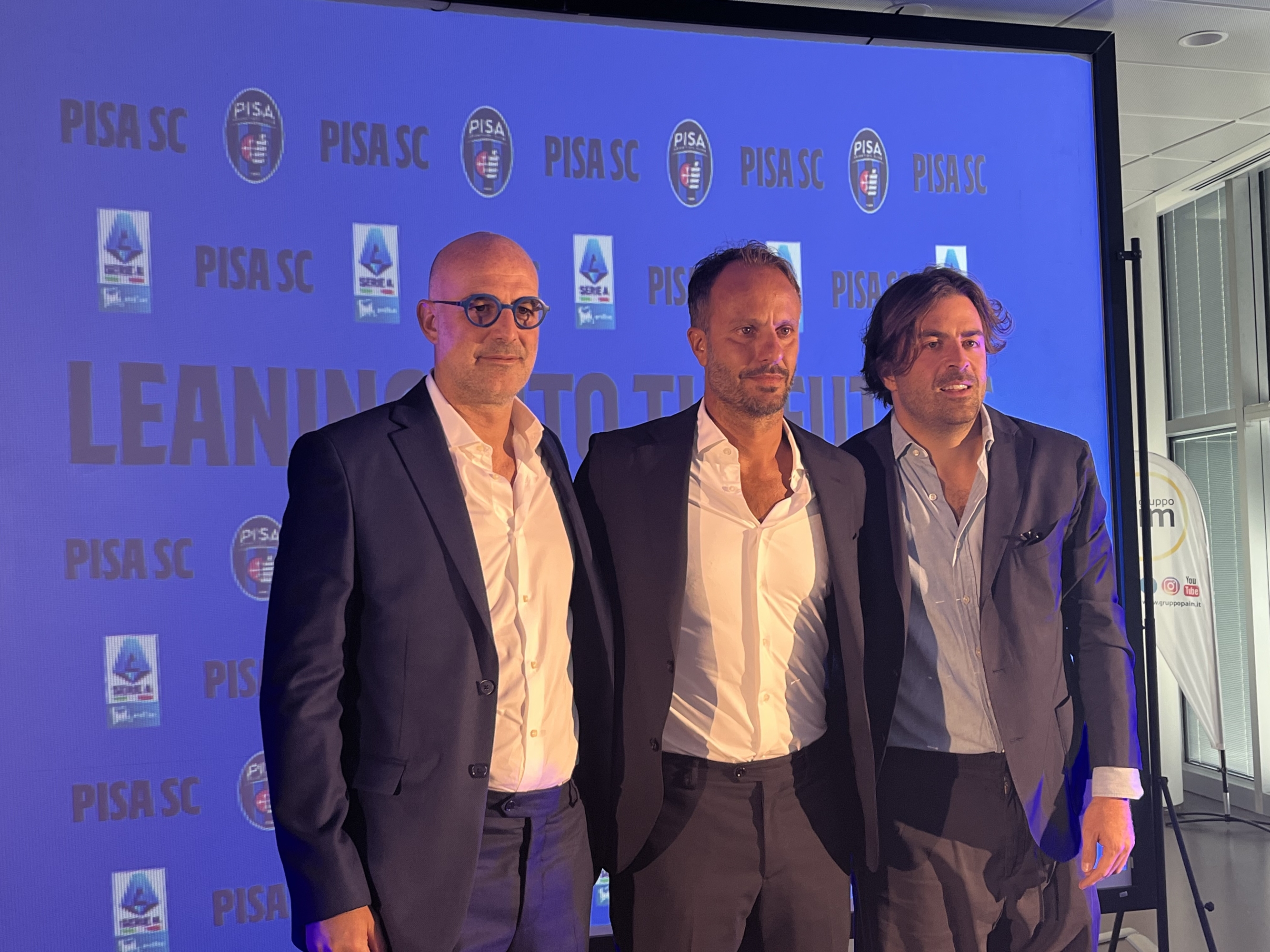 Alberto Gilardino is presented in Pisa.
