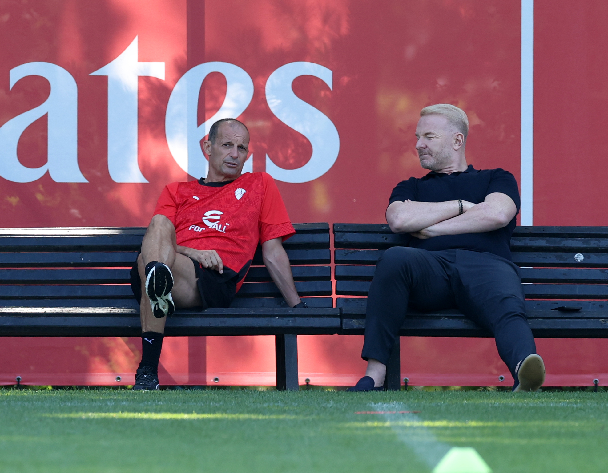 Personale del Milan al centro sportivo di Milanello