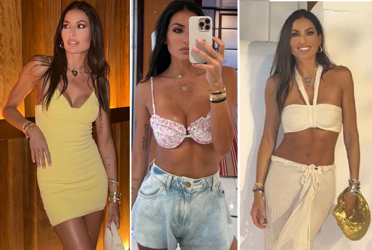 Elisabetta Gregoraci a Mykonos