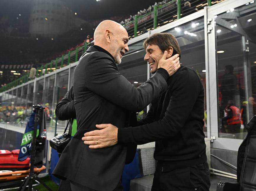 Antonio Conte and Stefano Pioli on the sidelines
