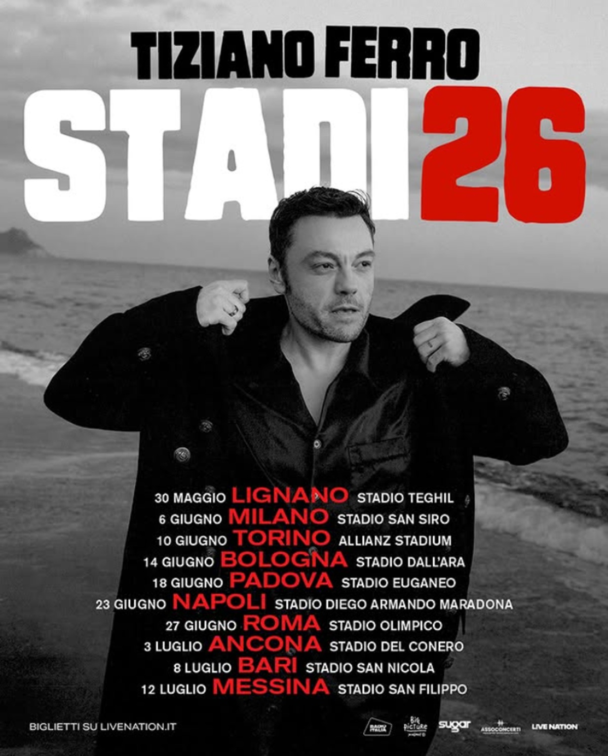Tiziano Ferro tour 2026