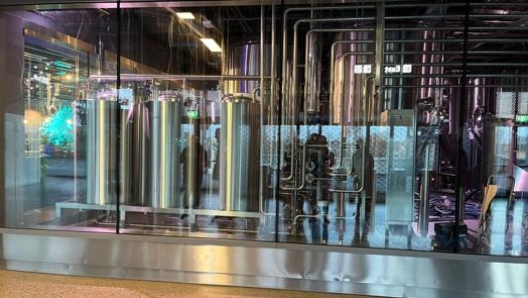 Beer production inside Tottenham Stadium