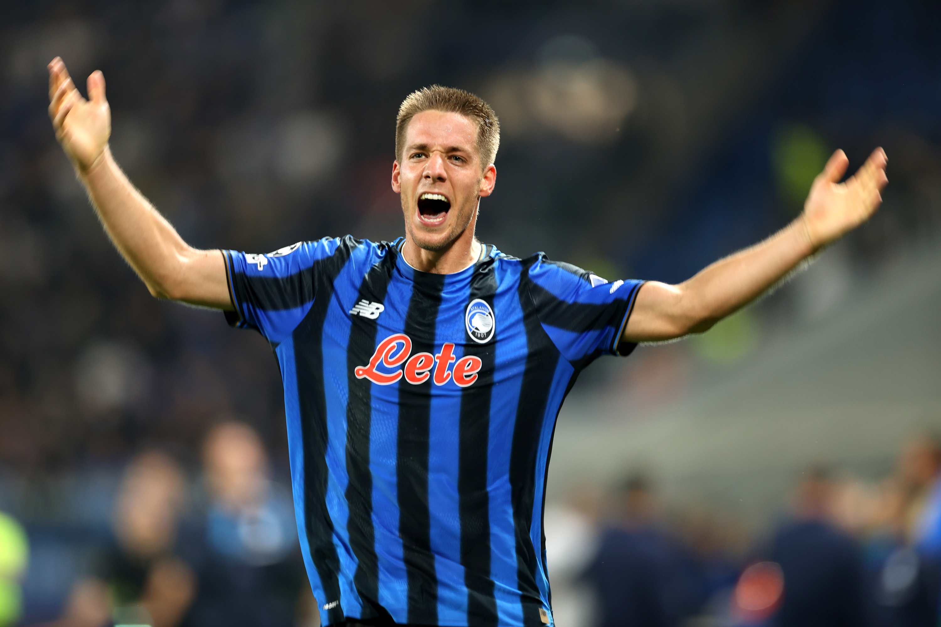 BERGAMO - 30/09/25 - UEFA CHAMPIONS LEAGUE - ATALANTA-BRUGGE - ESULTANZA PASALIC - FOTO DOLCI/KULTA - BERGAMO - 30/09/25 - UEFA CHAMPIONS LEAGUE - ATALANTA-BRUGGE - ESULTANZA PASALIC - FOTO DOLCI/KULTA - fotografo: DOLCI